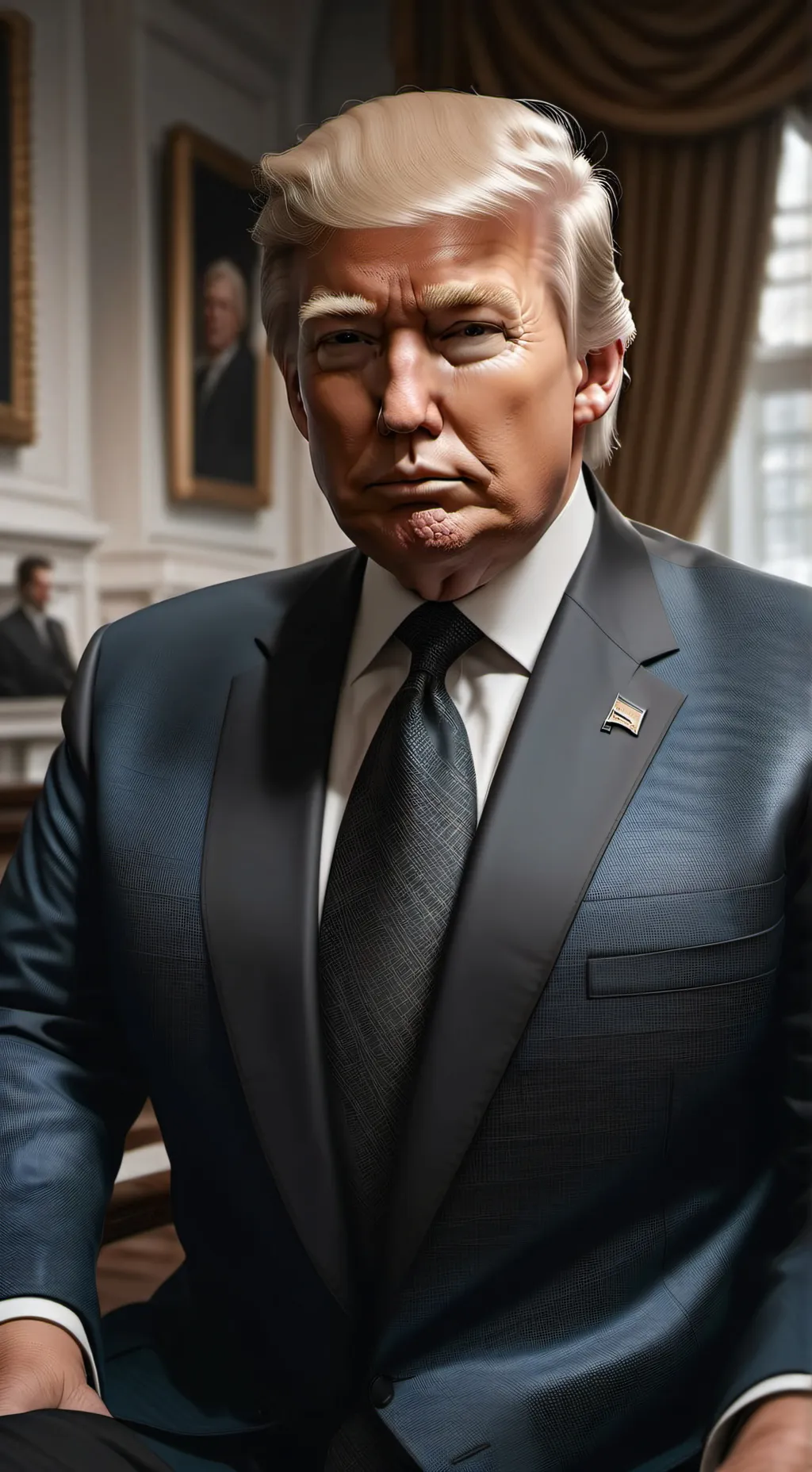 ai character: Donald Trump background