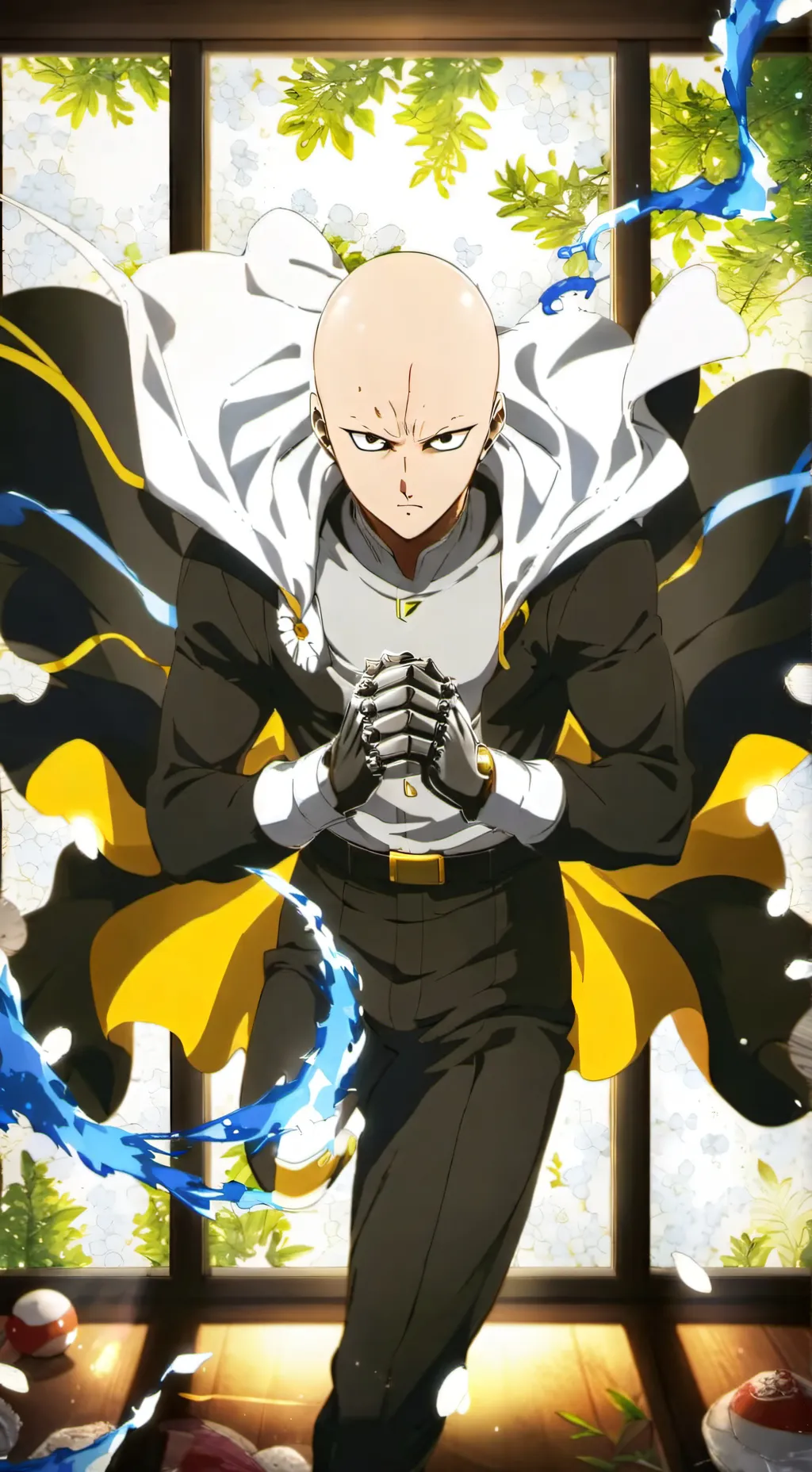 ai character: one punch man background