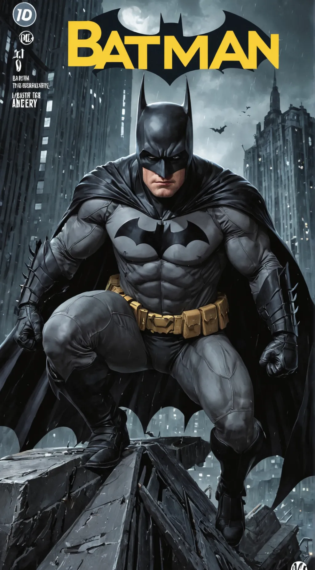 ai character: Batman  background