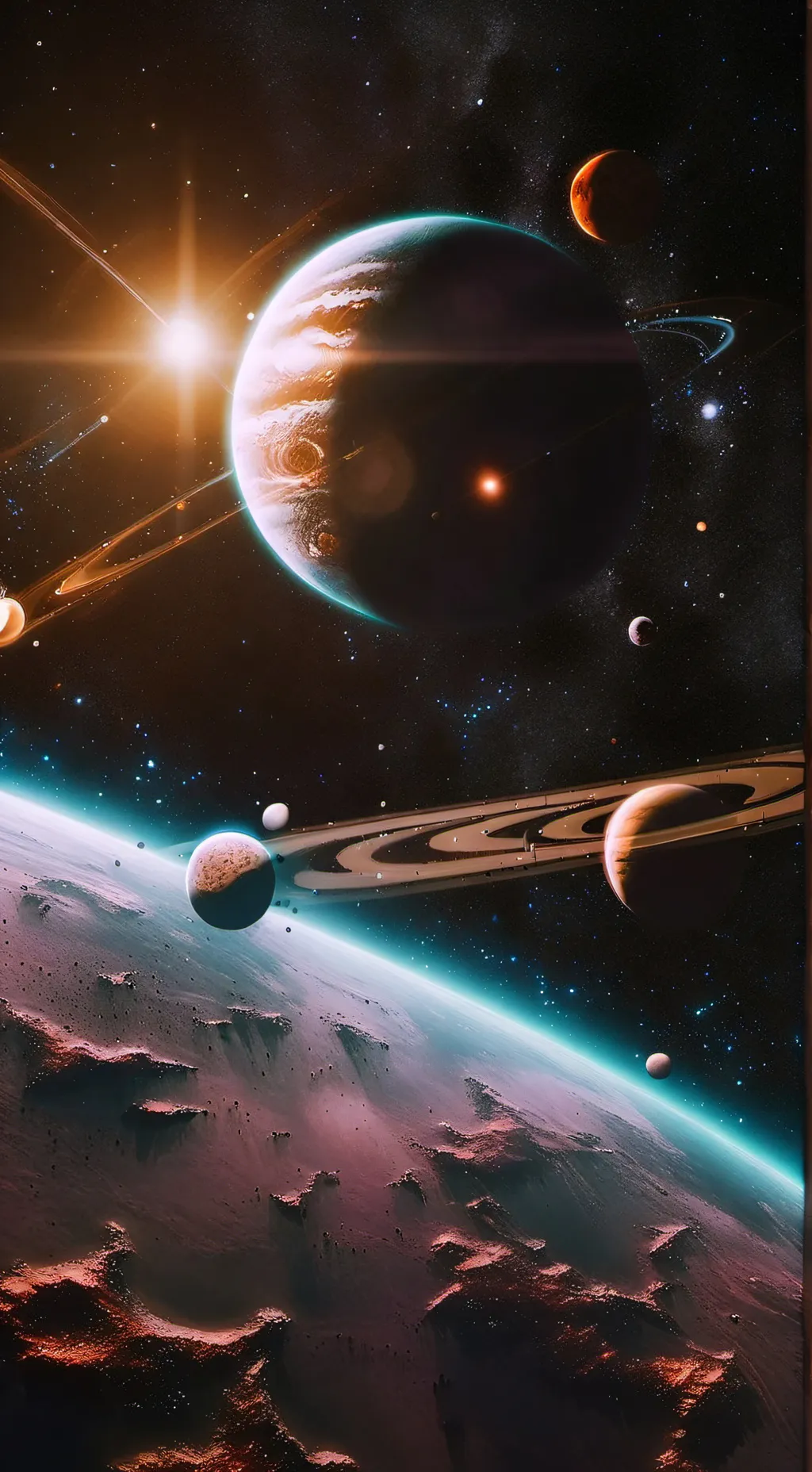 ai character: Dwarf planets background