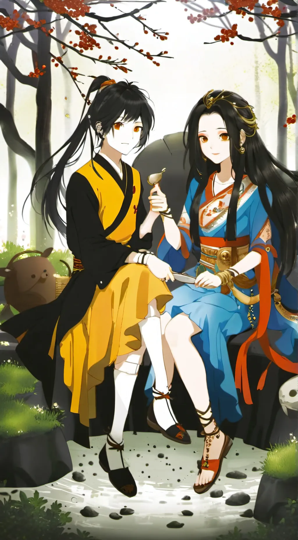 ai character: Liyingbeni  background