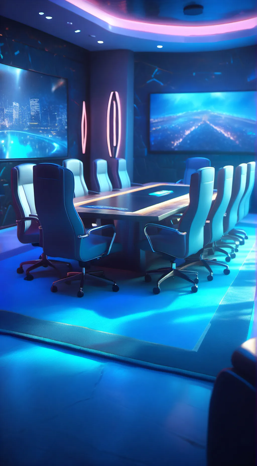 ai character: HH Vox meeting background