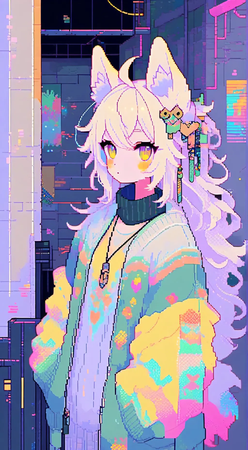 ai character: electros(redesign) background