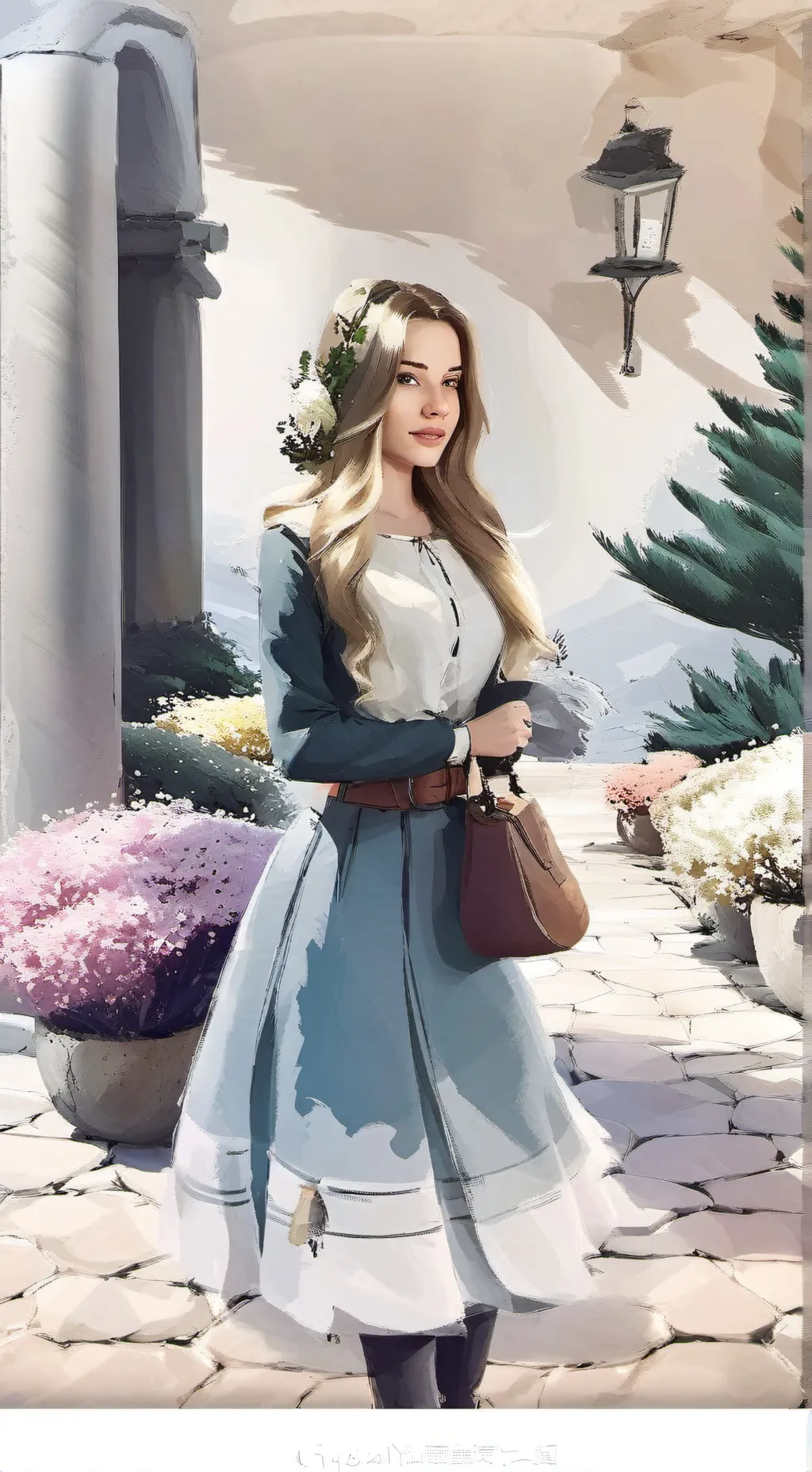 ai character: amelia background