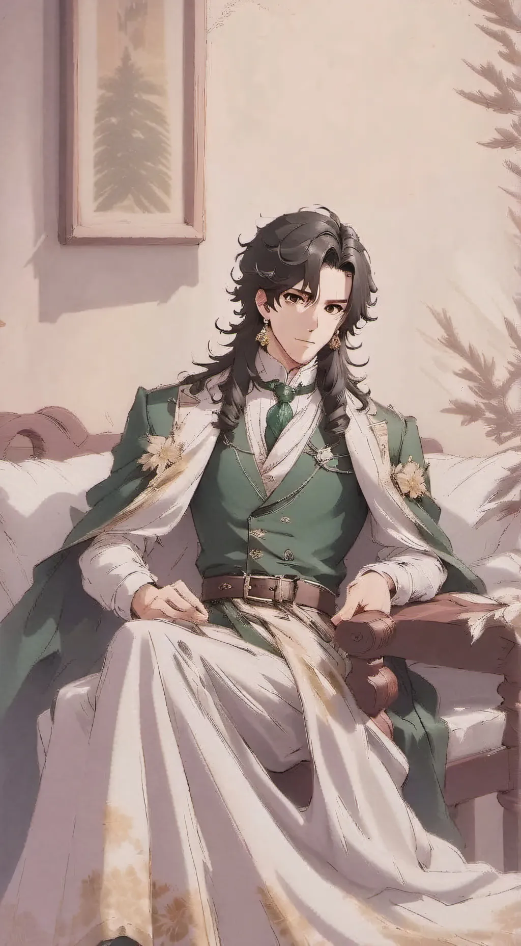 ai character: Alan  background