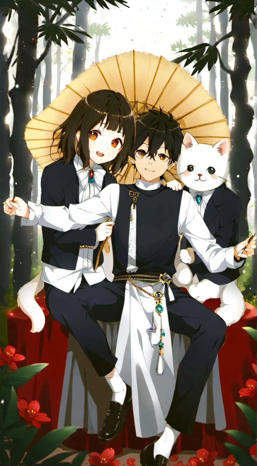 ai character: Gatinho fofo background