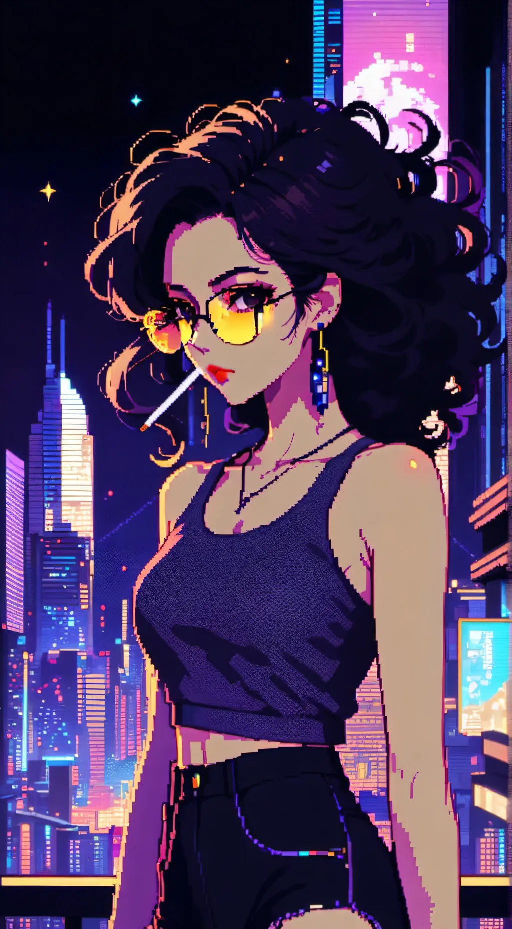 ai character: Lyra background