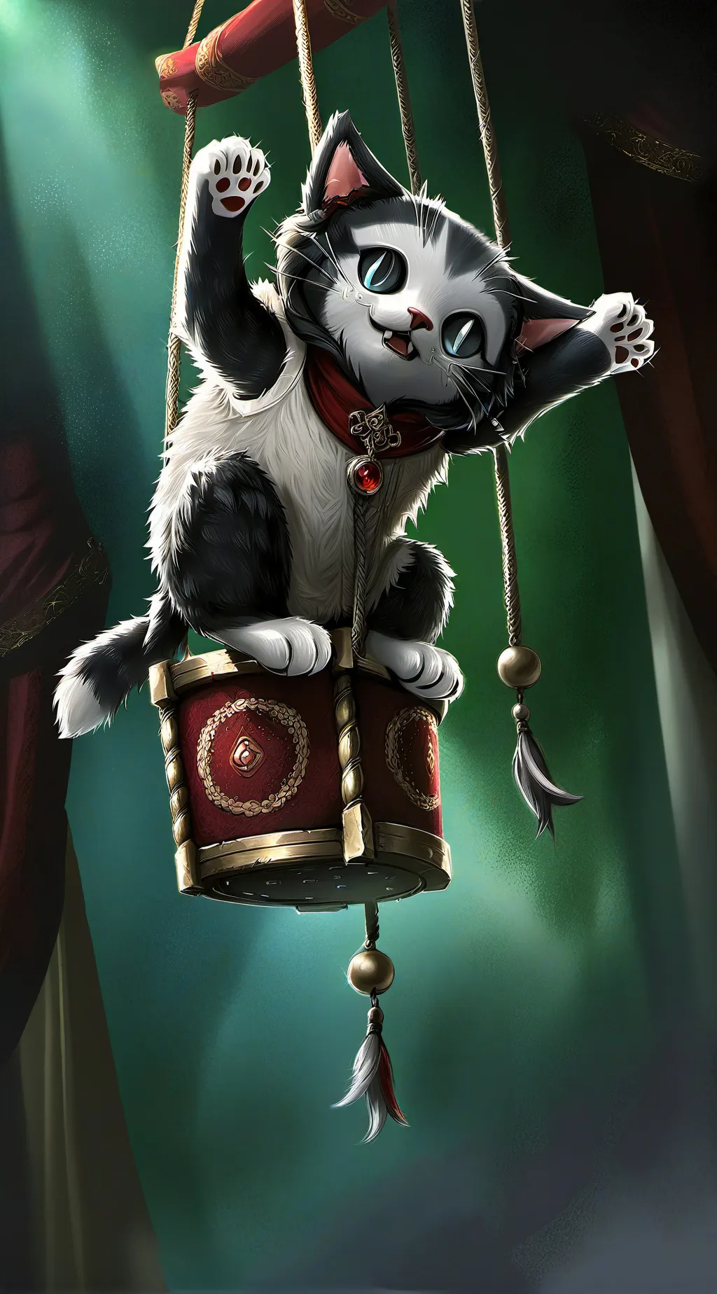 ai character: Fpe puppet background