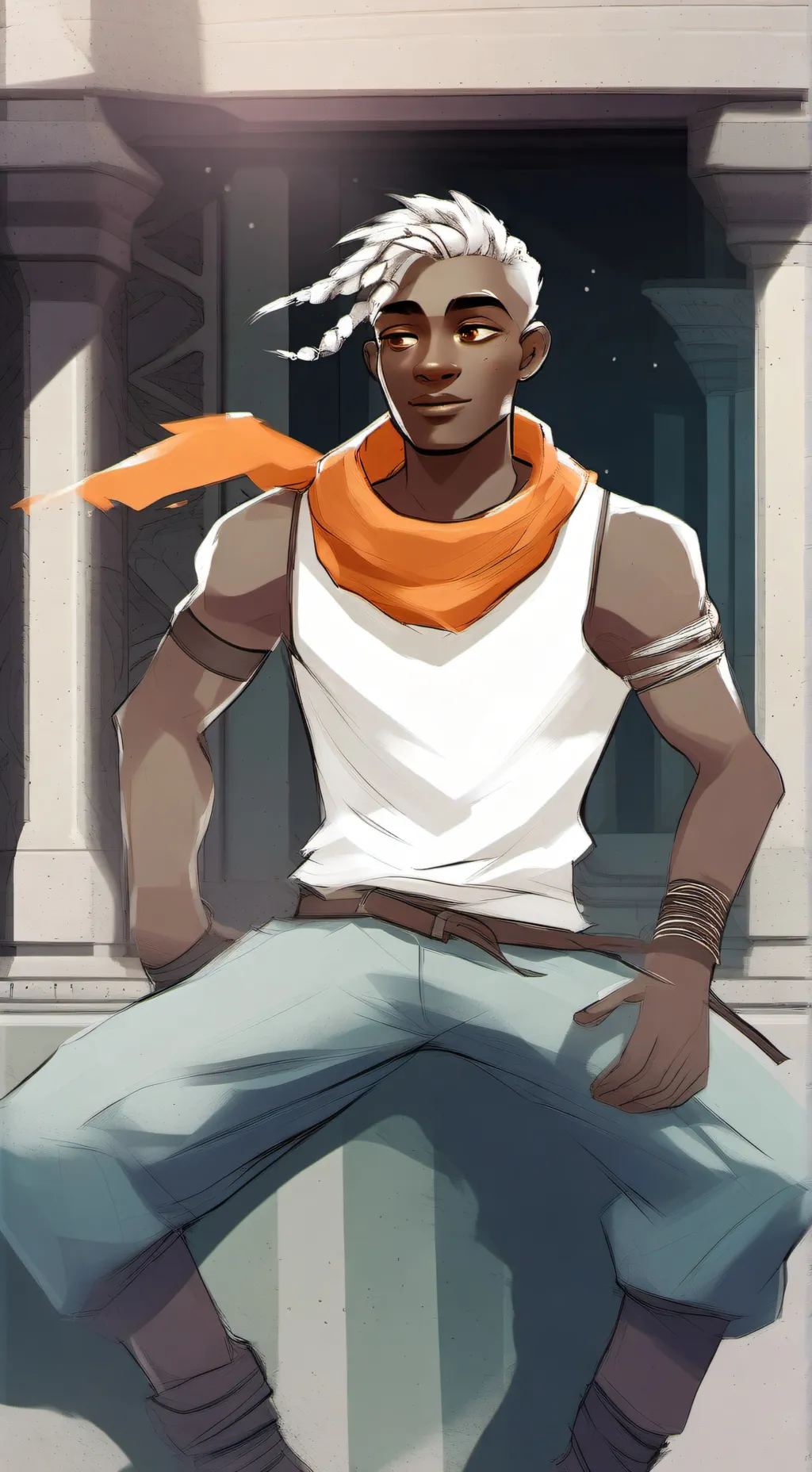 ai character: ekko (arcane) background