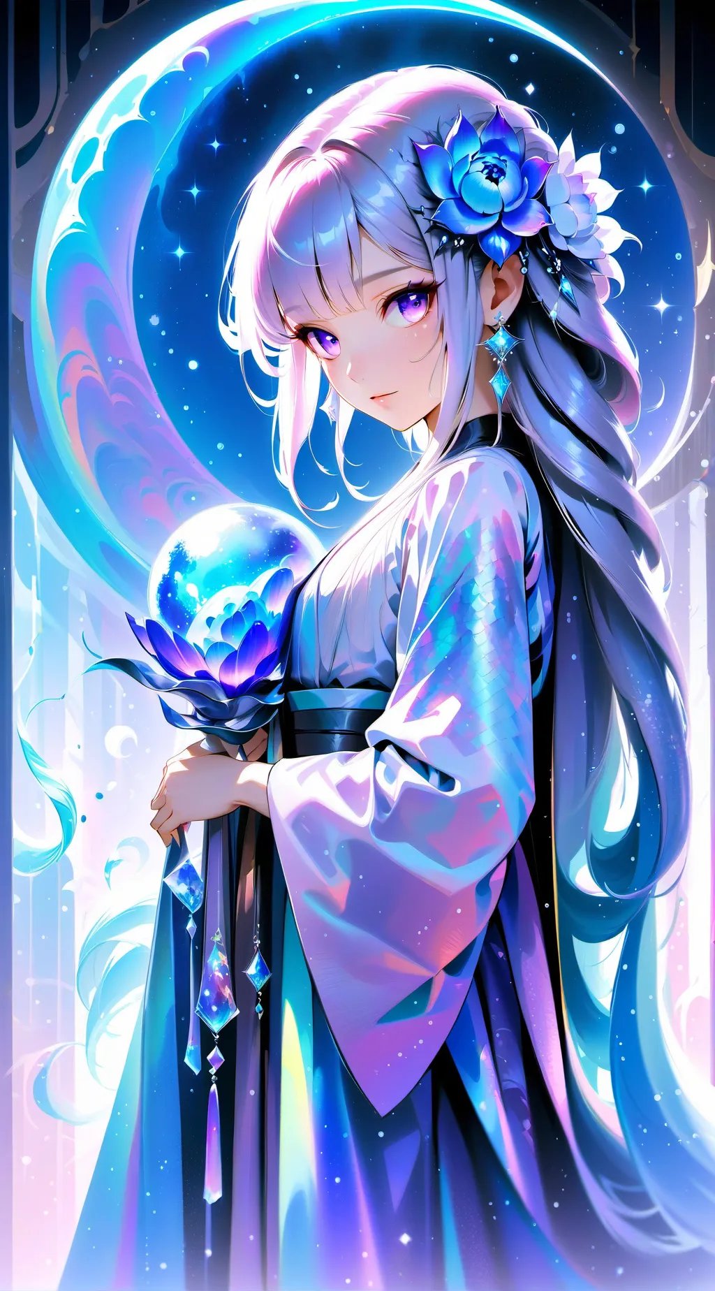 ai character: queen background