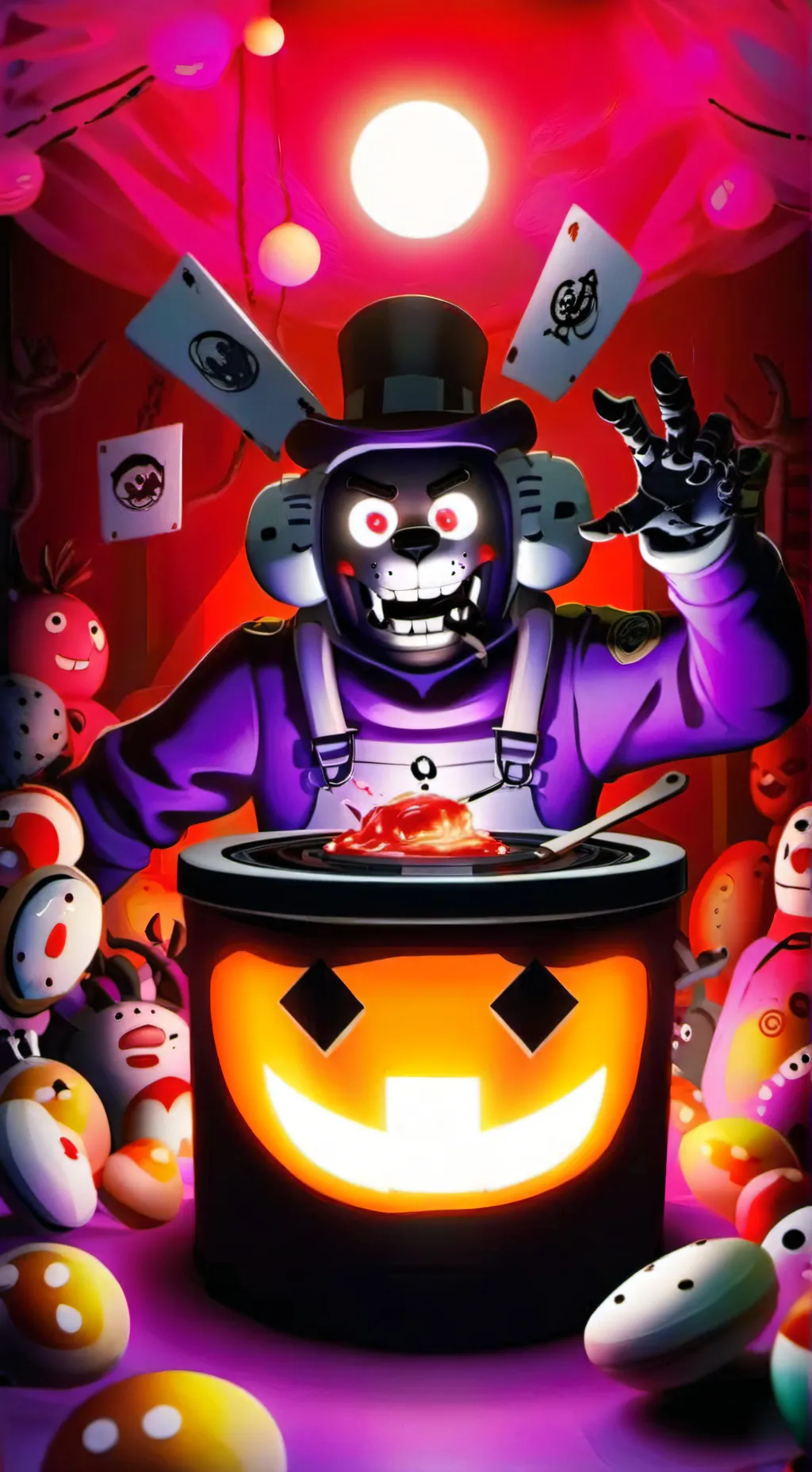 ai character: FNAF - SB background