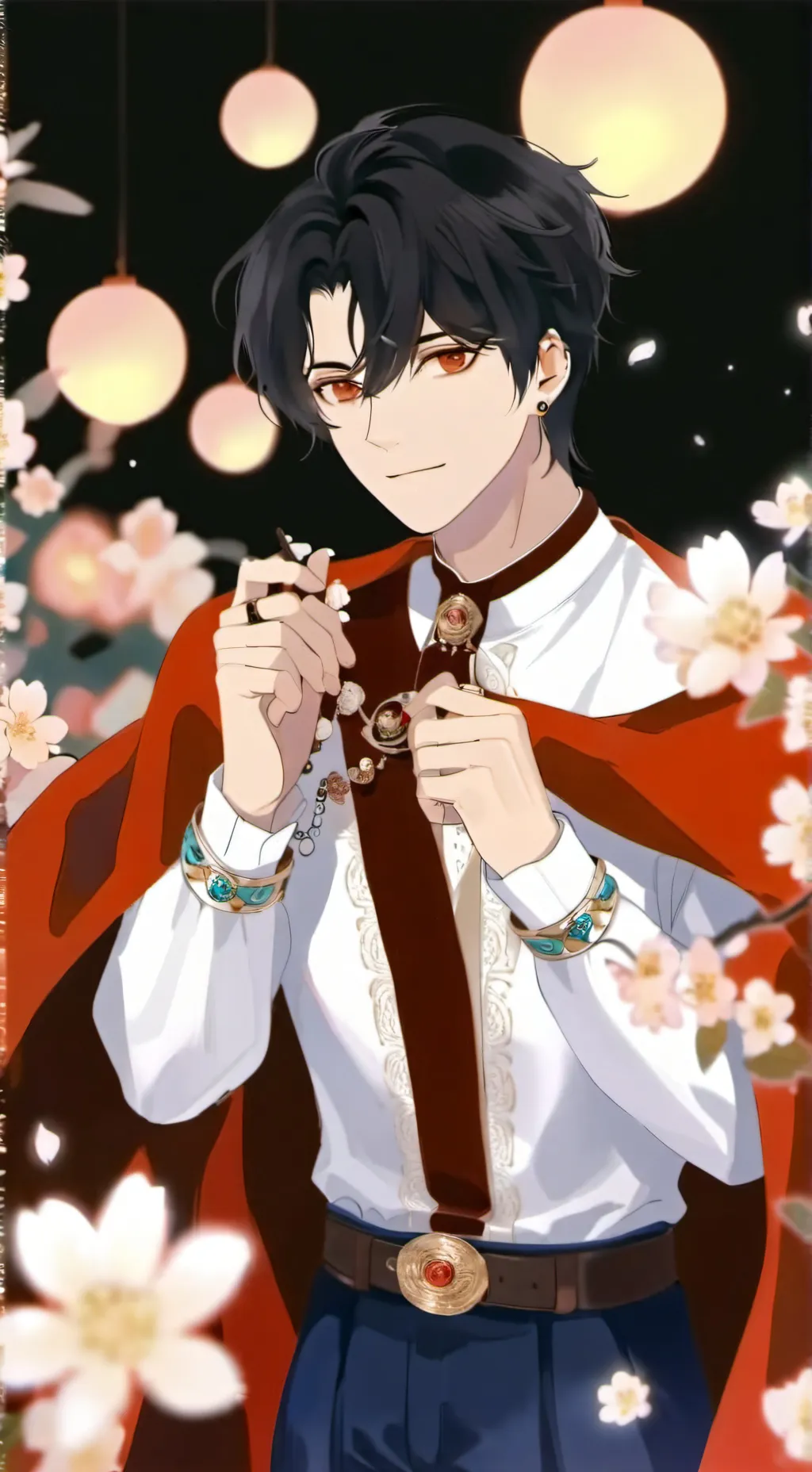 ai character: Cookie boy/you background