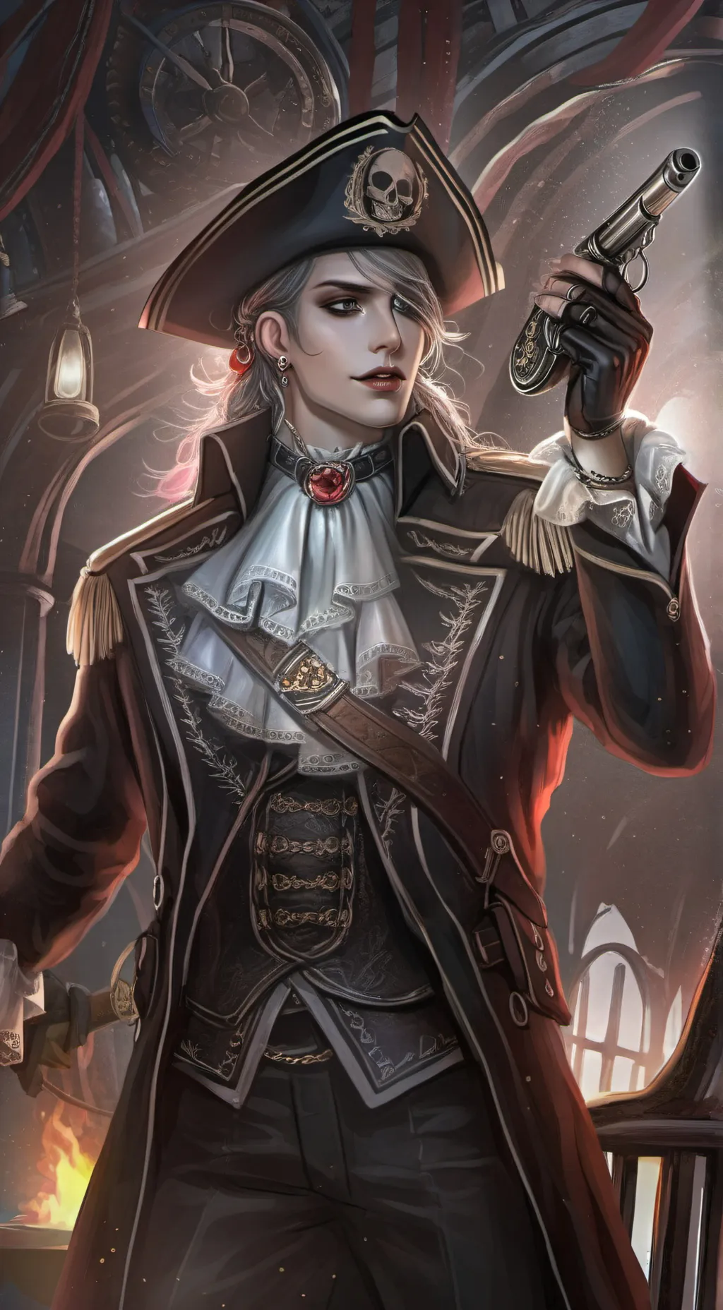 ai character: Captain Jack  background