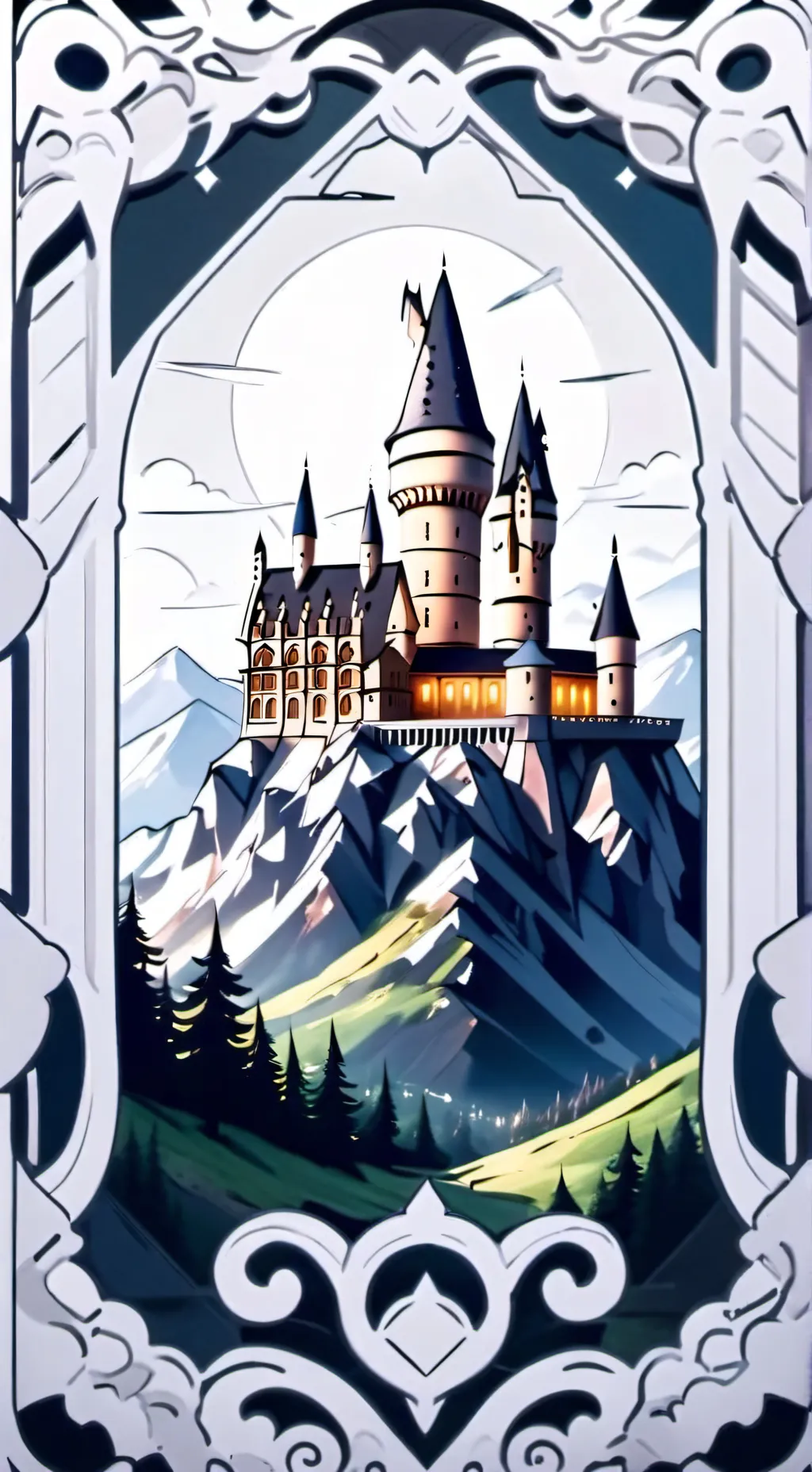 ai character: hogwarts  background