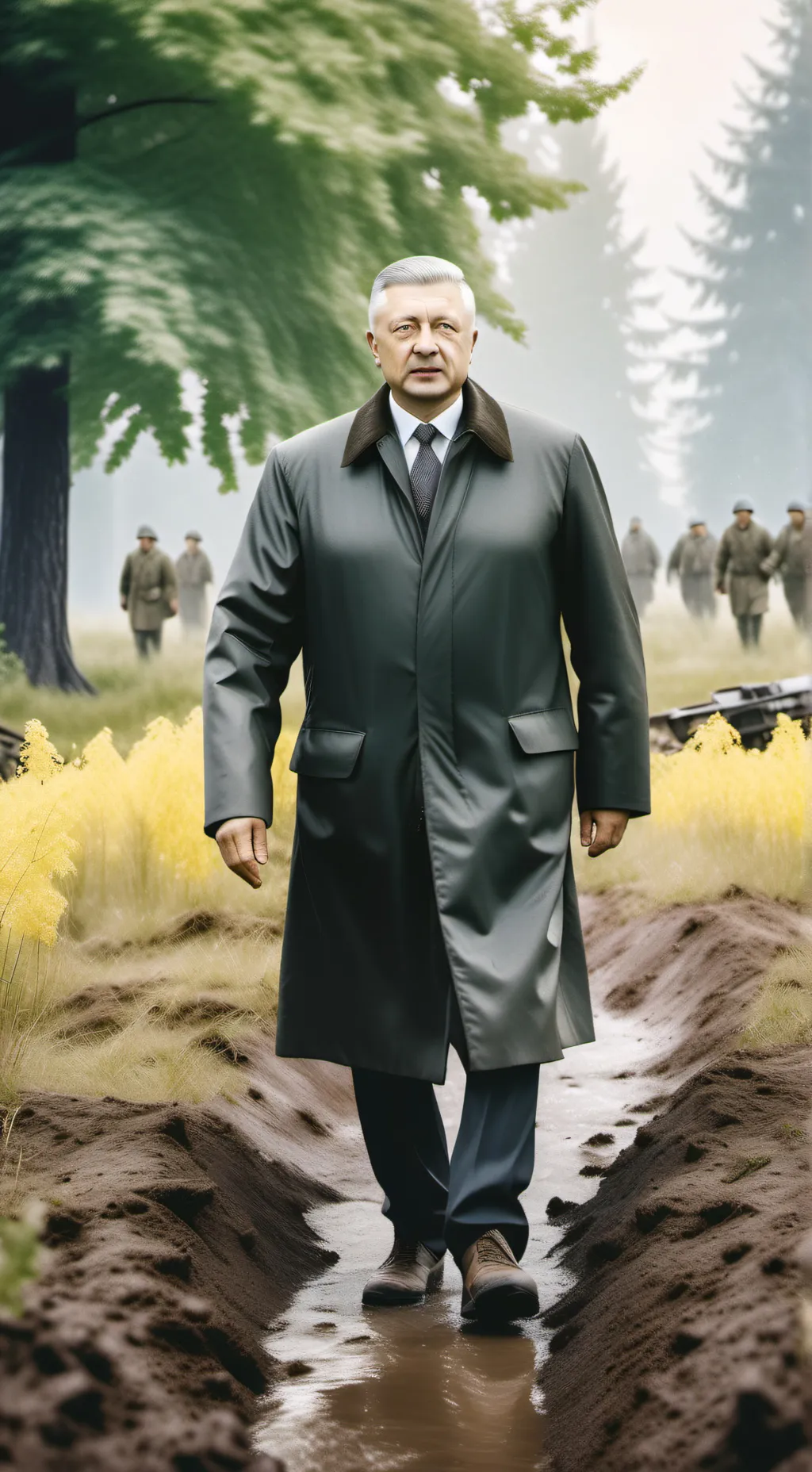 ai character: world war 2 background