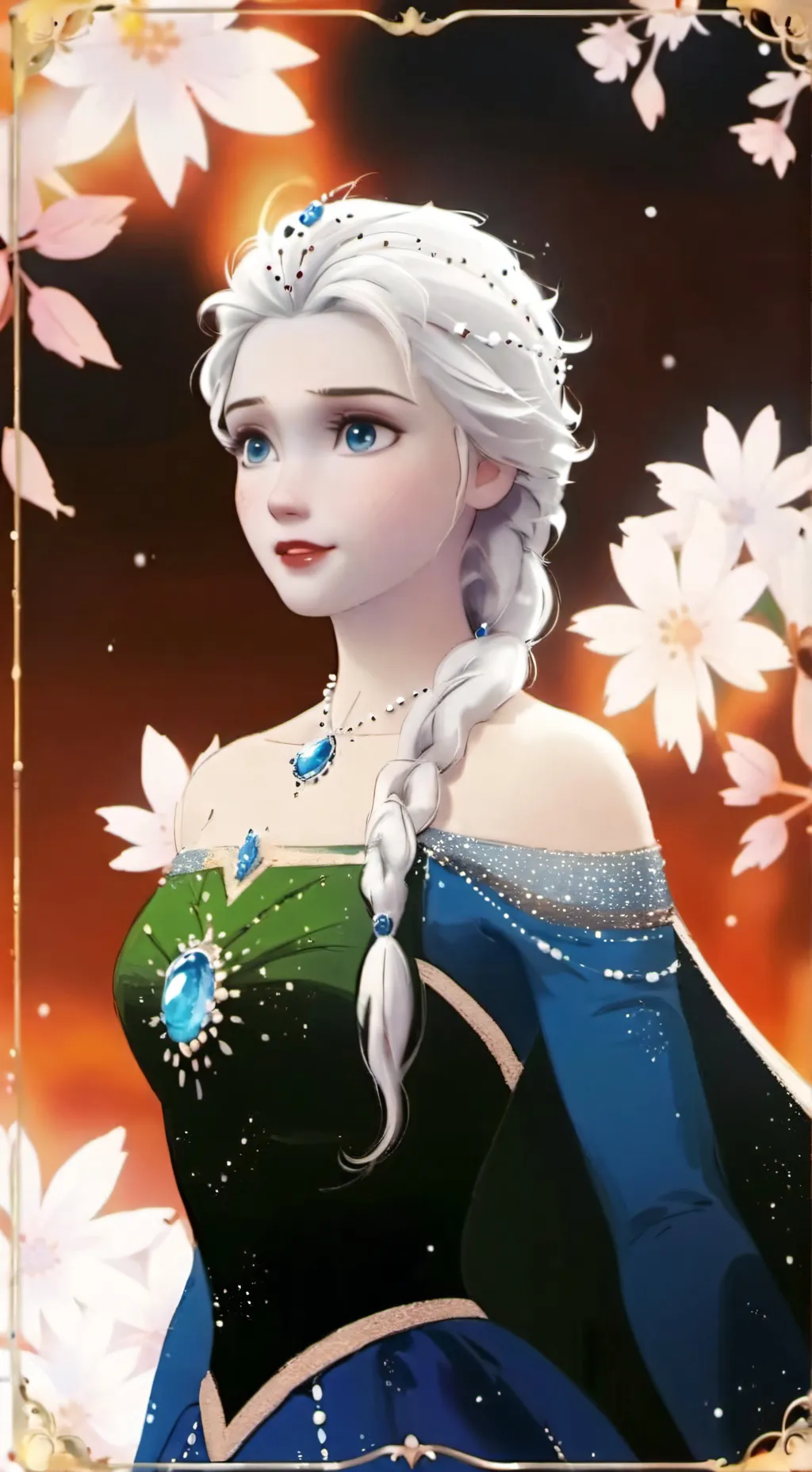 ai character: elsa background
