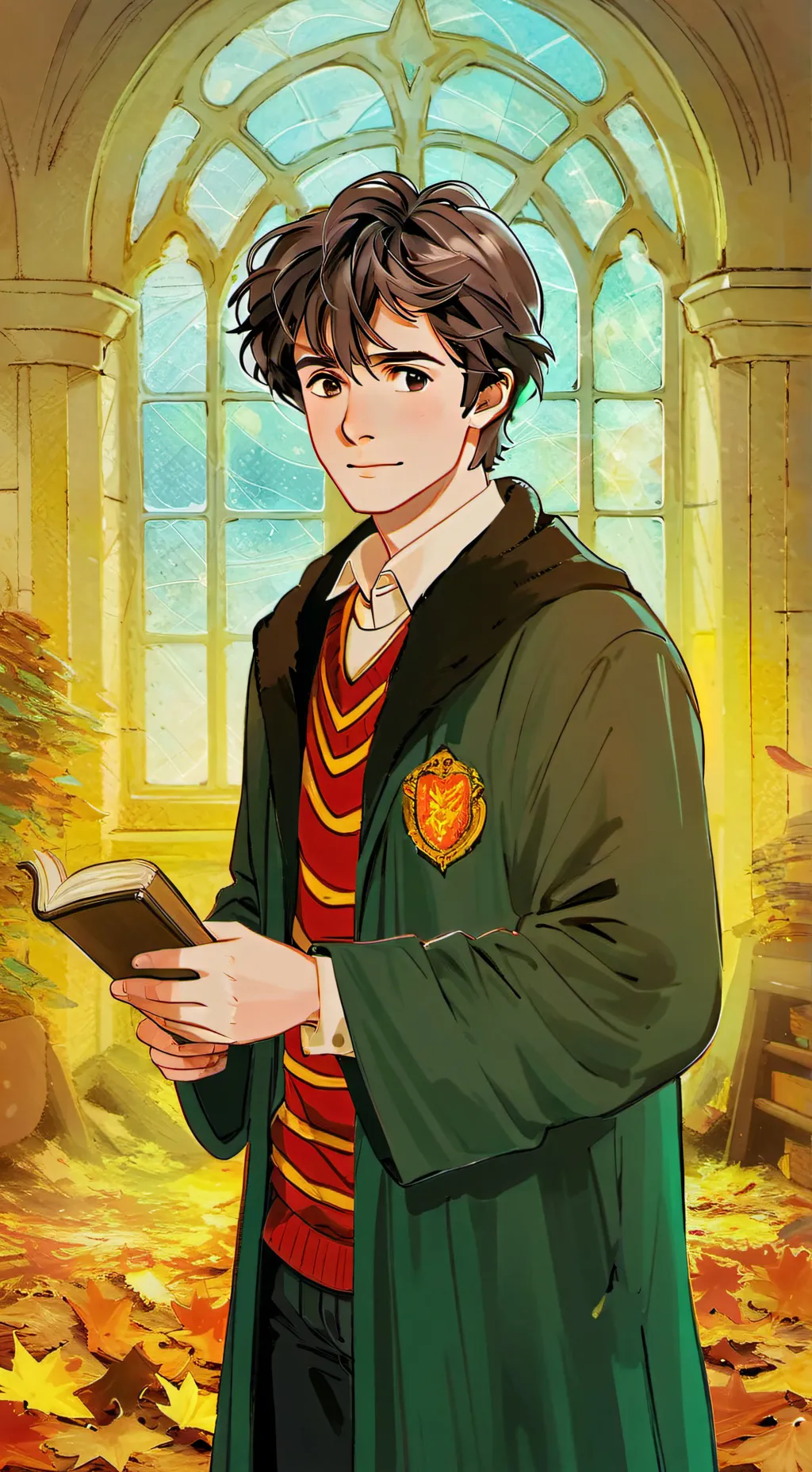 ai character: Harry Potter  background