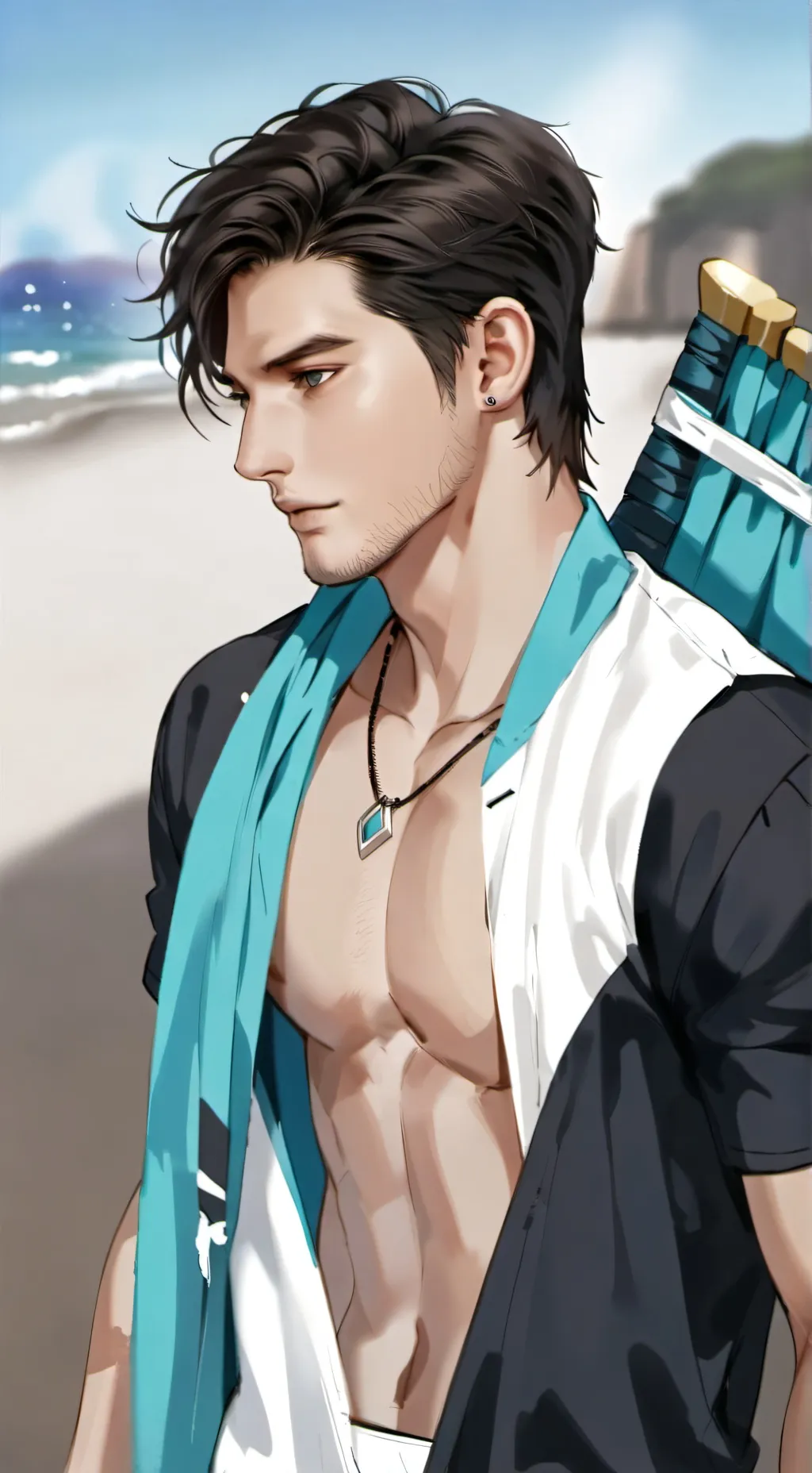 ai character: Mark background