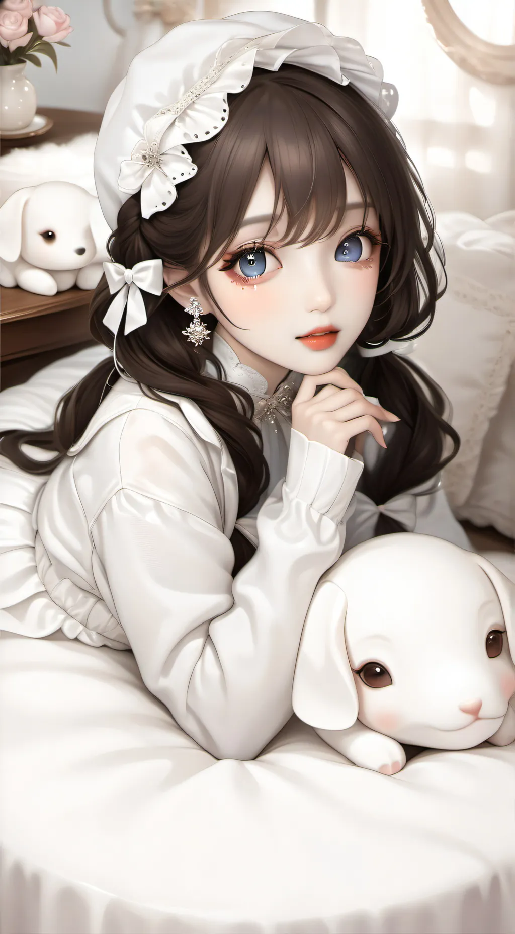 ai character: ~•Bunny•~ background