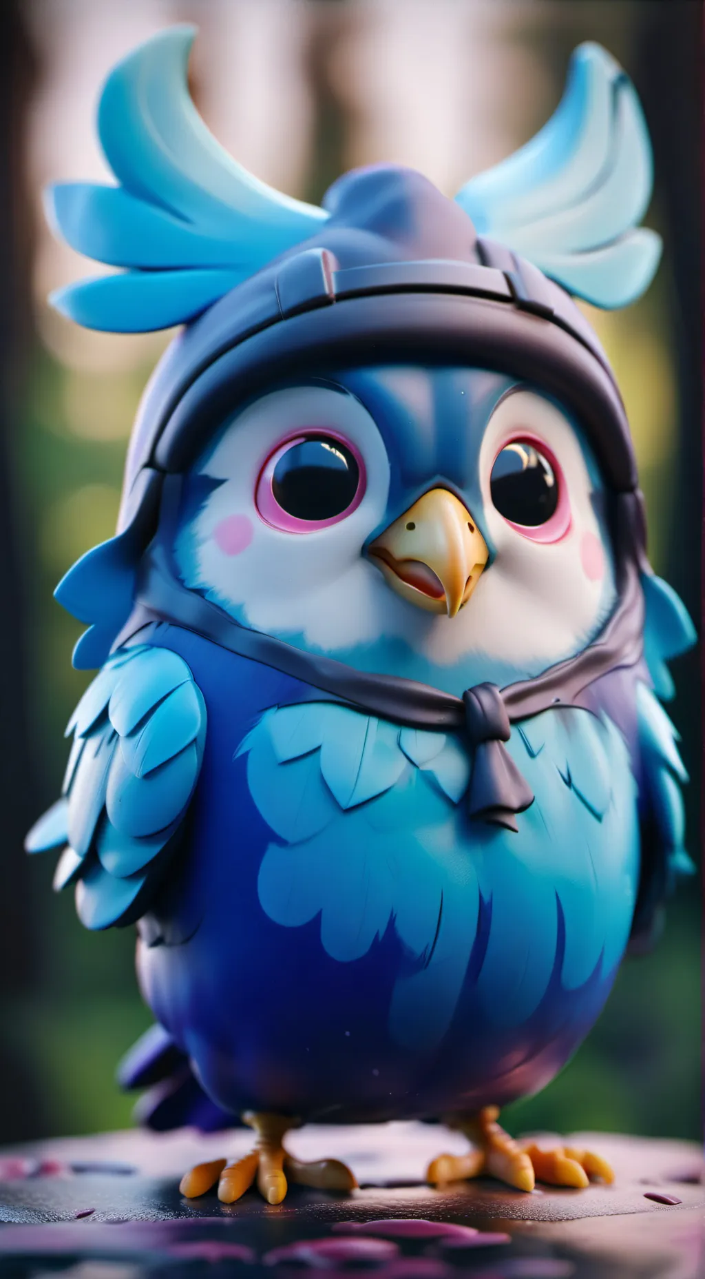 ai character: copia de pajarito  background
