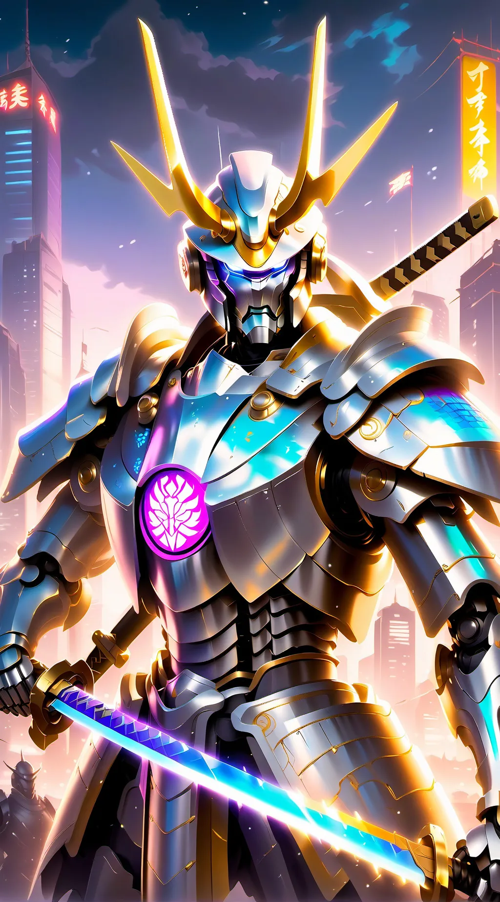 ai character: Iron shogun  background