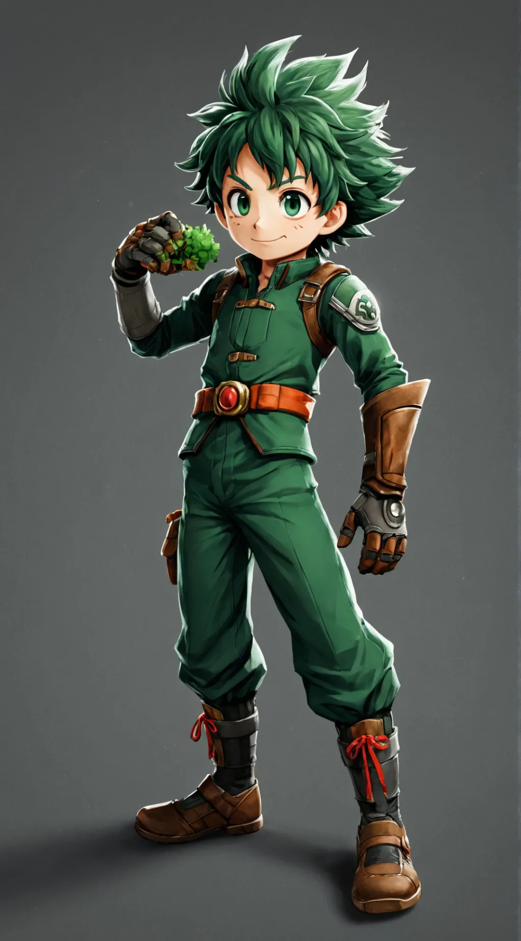 ai character: deku chiquito  background