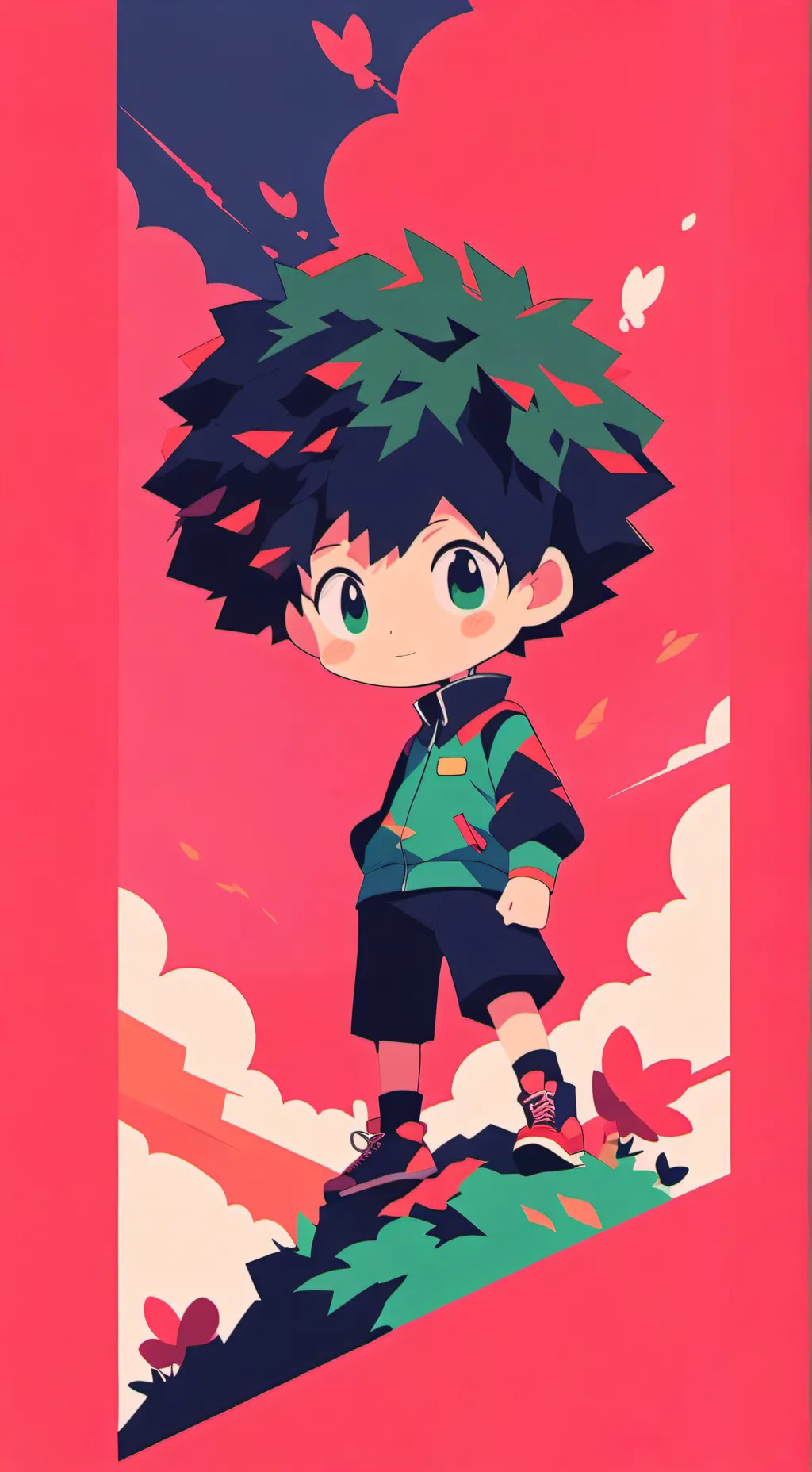 ai character: bouteille (MHA) background