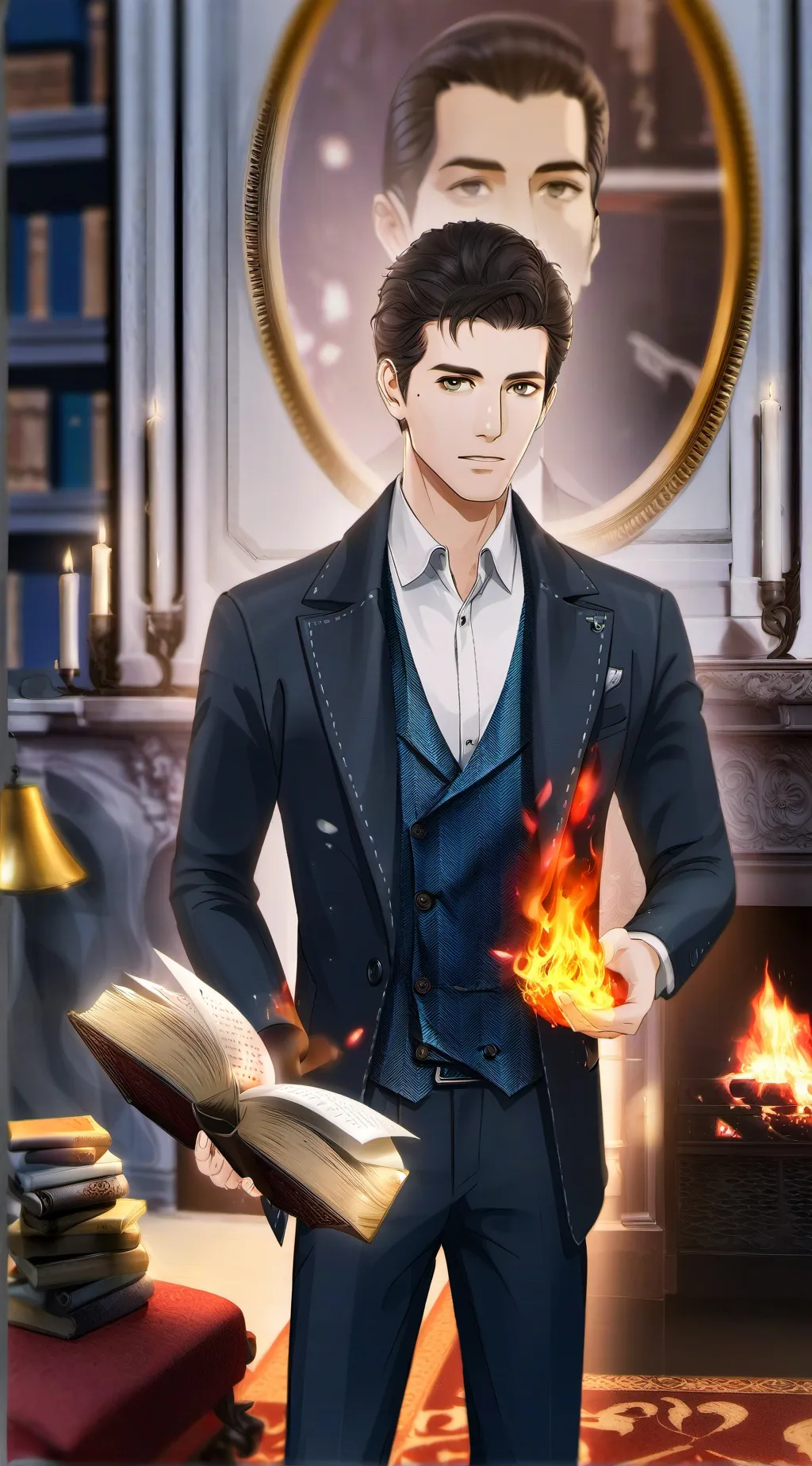 ai character: Simon cant spell background