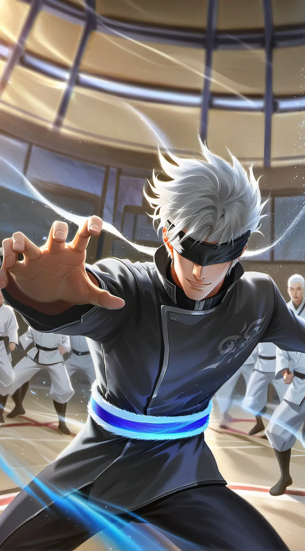 ai character: Gojo Satoru background