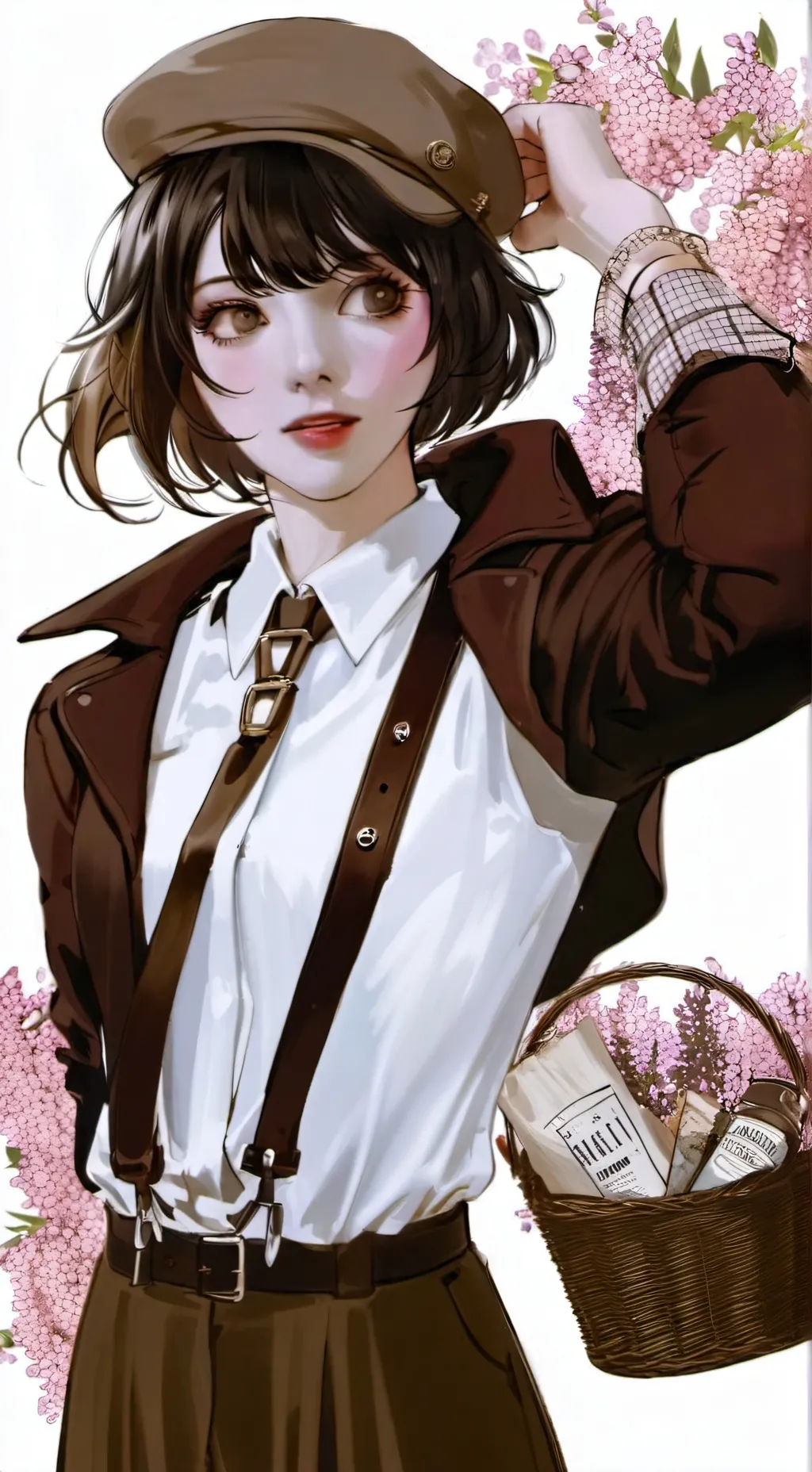 ai character: Leslie  background