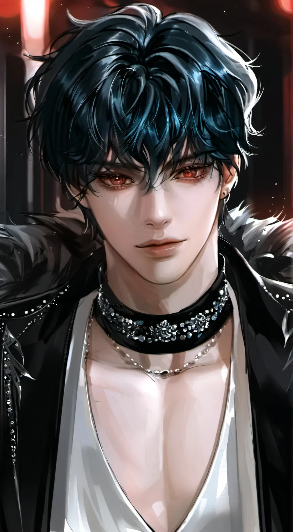 ai character: Gabriel 😏🍷❤ background
