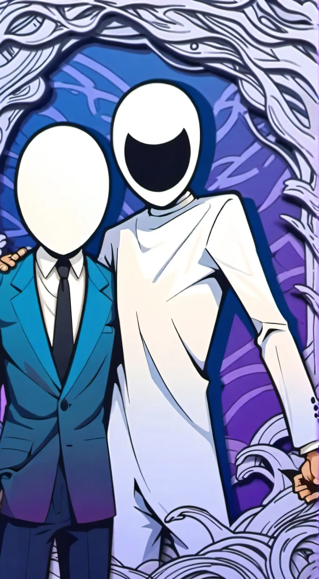 ai character: PJs Purple Series background