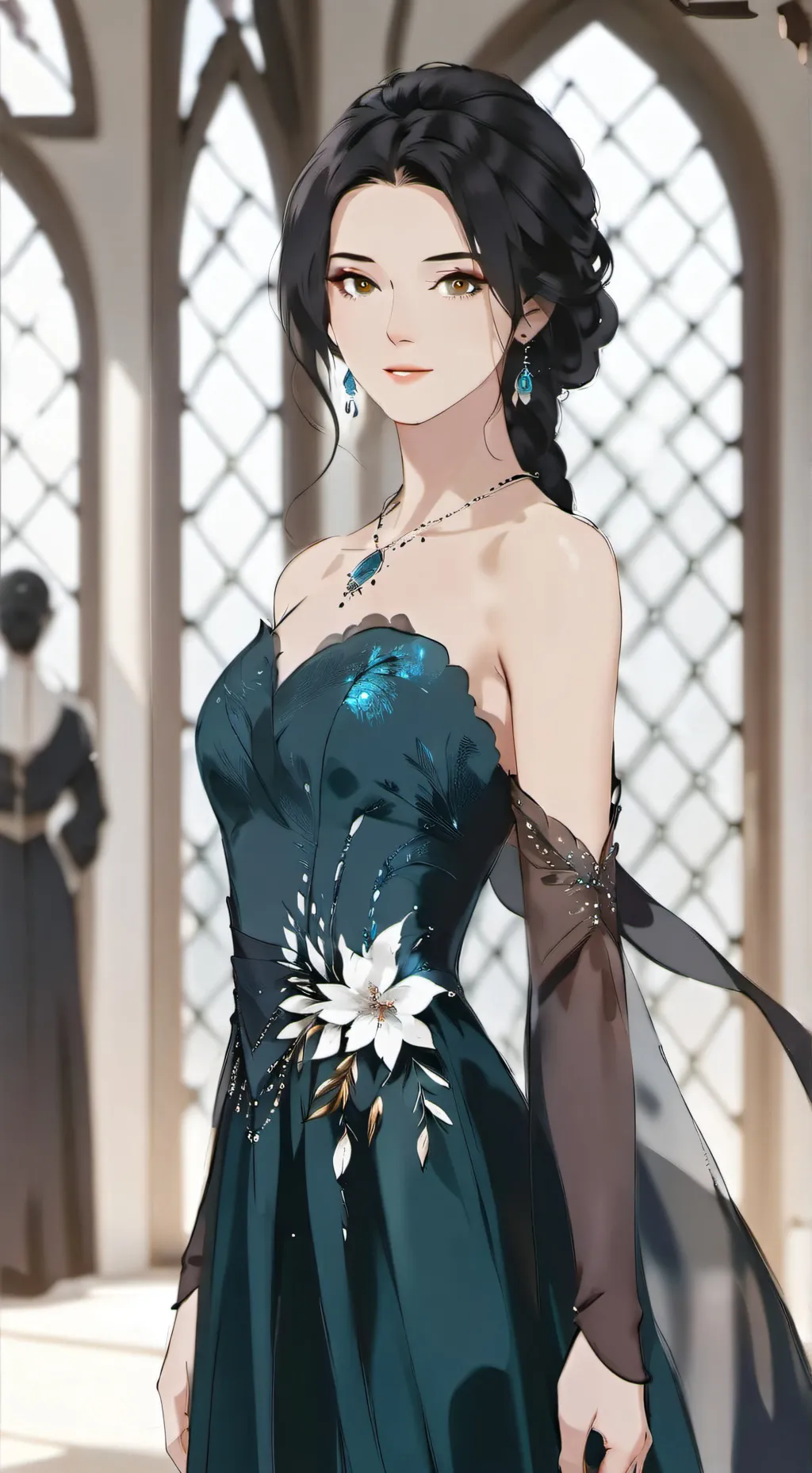 ai character: Woman background