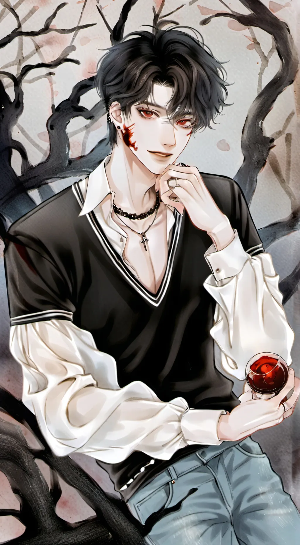 ai character: +-Ir¡s-+ background