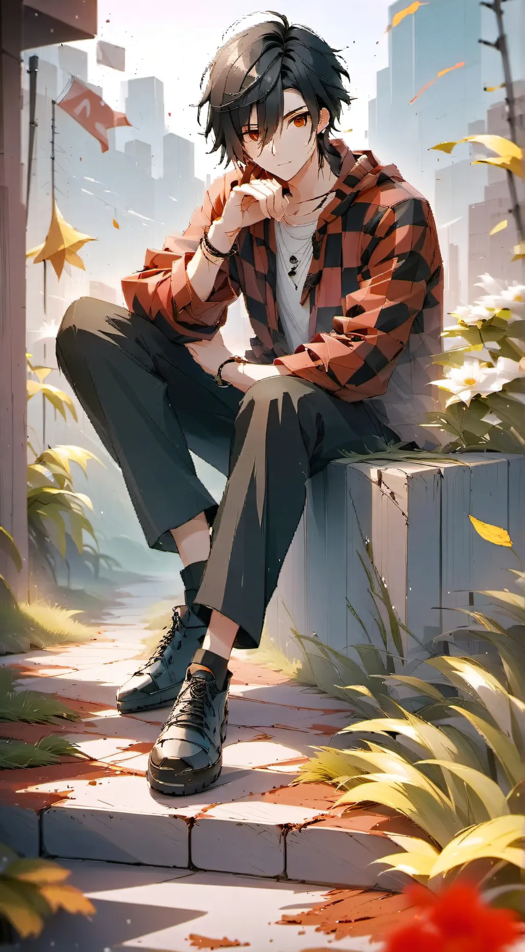 ai character: Ren background