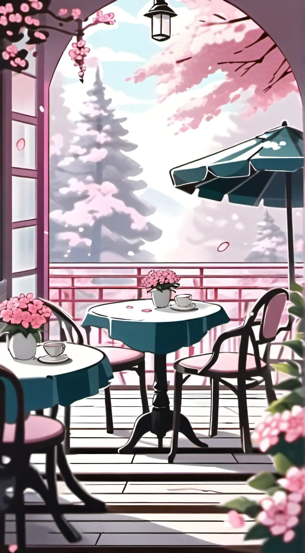 ai character: Cafe rush! background
