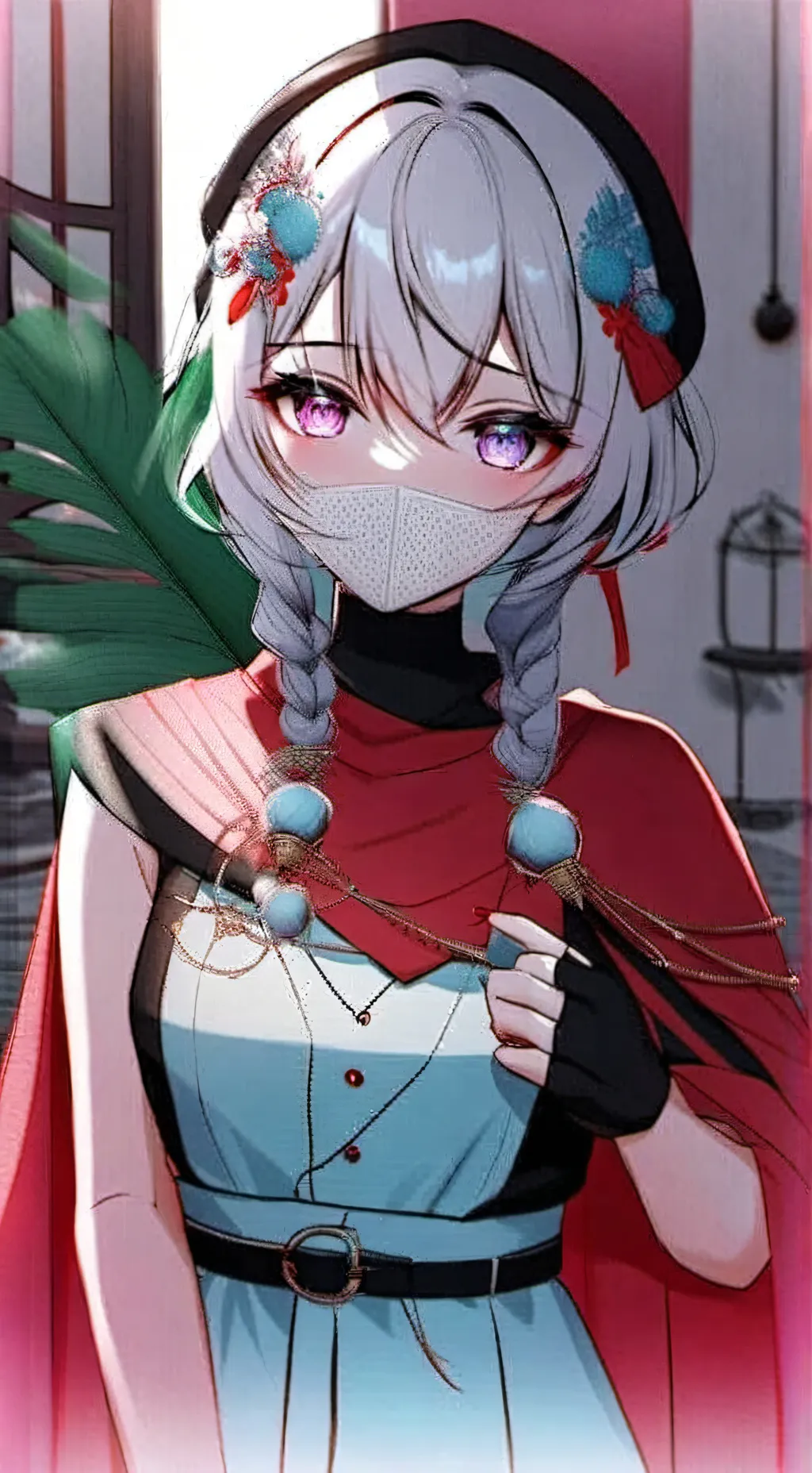 ai character: Lilou  background