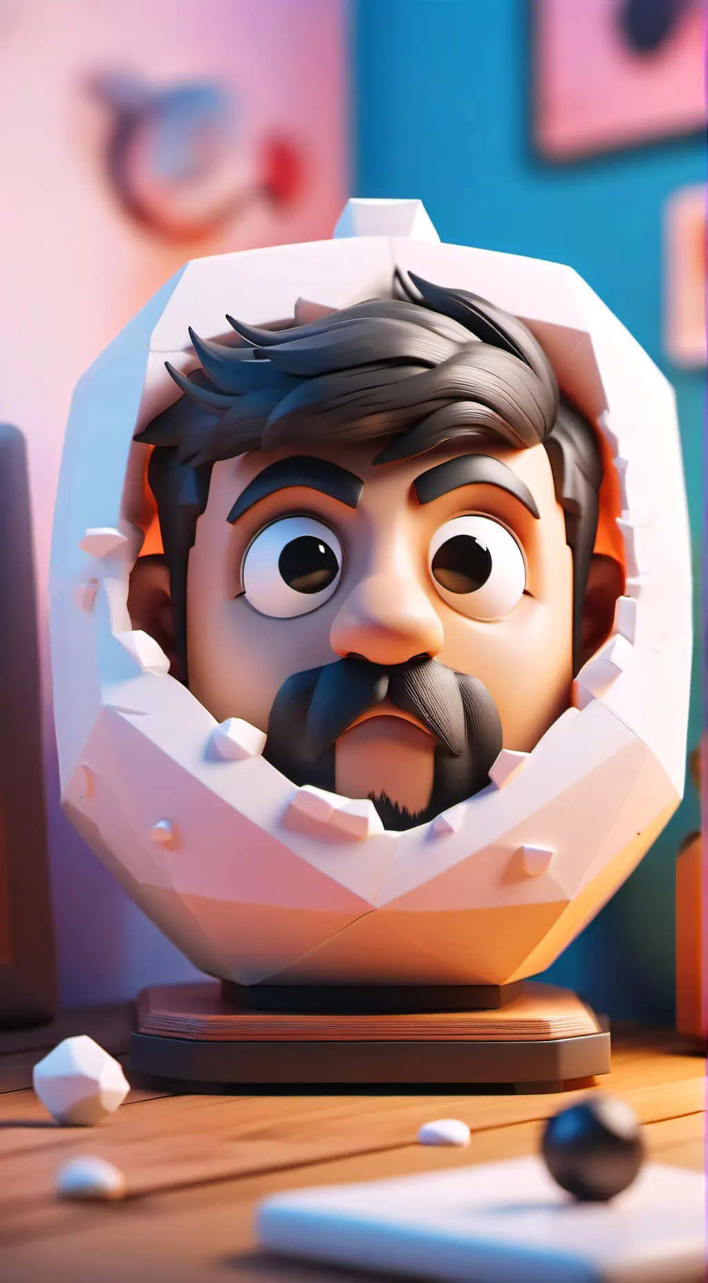 ai character: Mr ray background