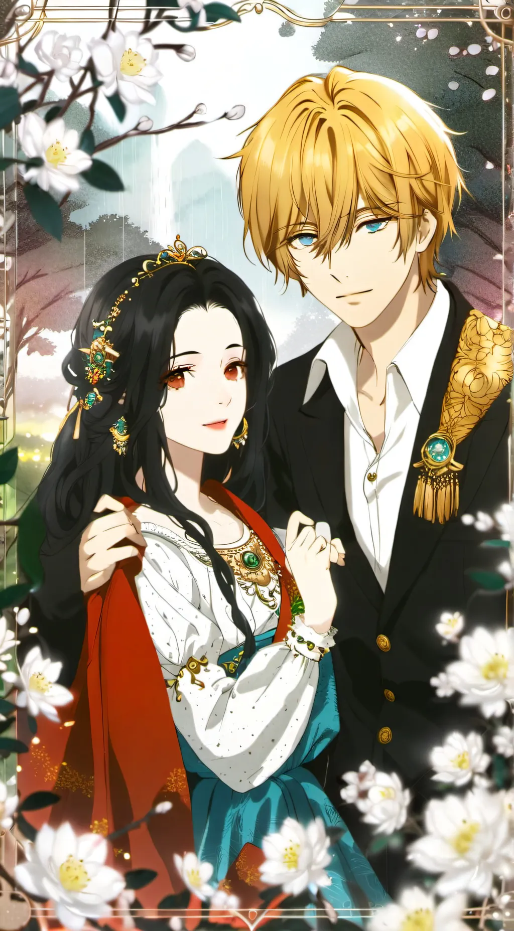 ai character: rainha sua esposa  background
