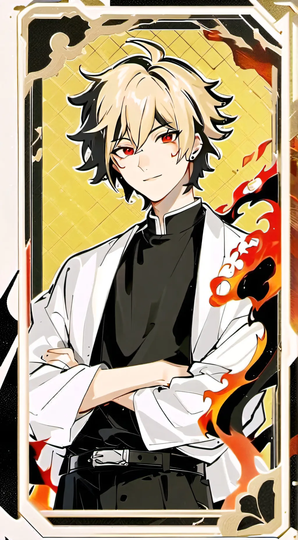 ai character: Kny Hashiras background