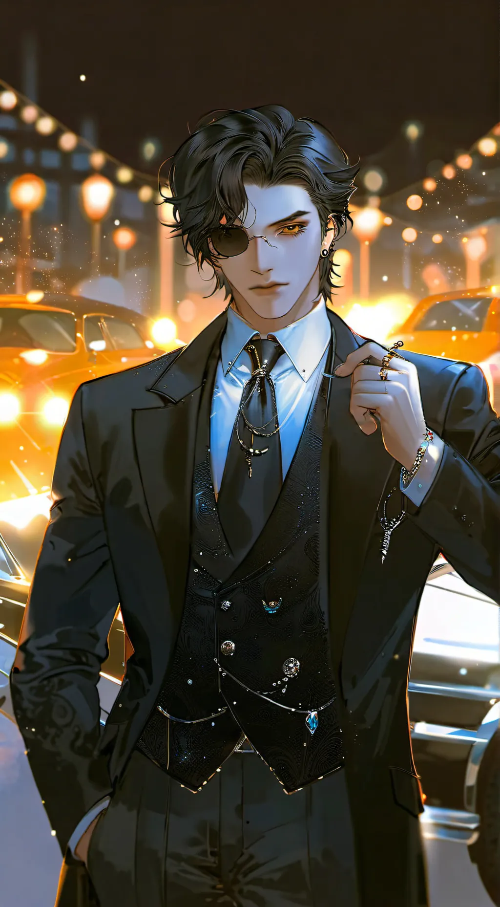 ai character: Jiheon🤍 background