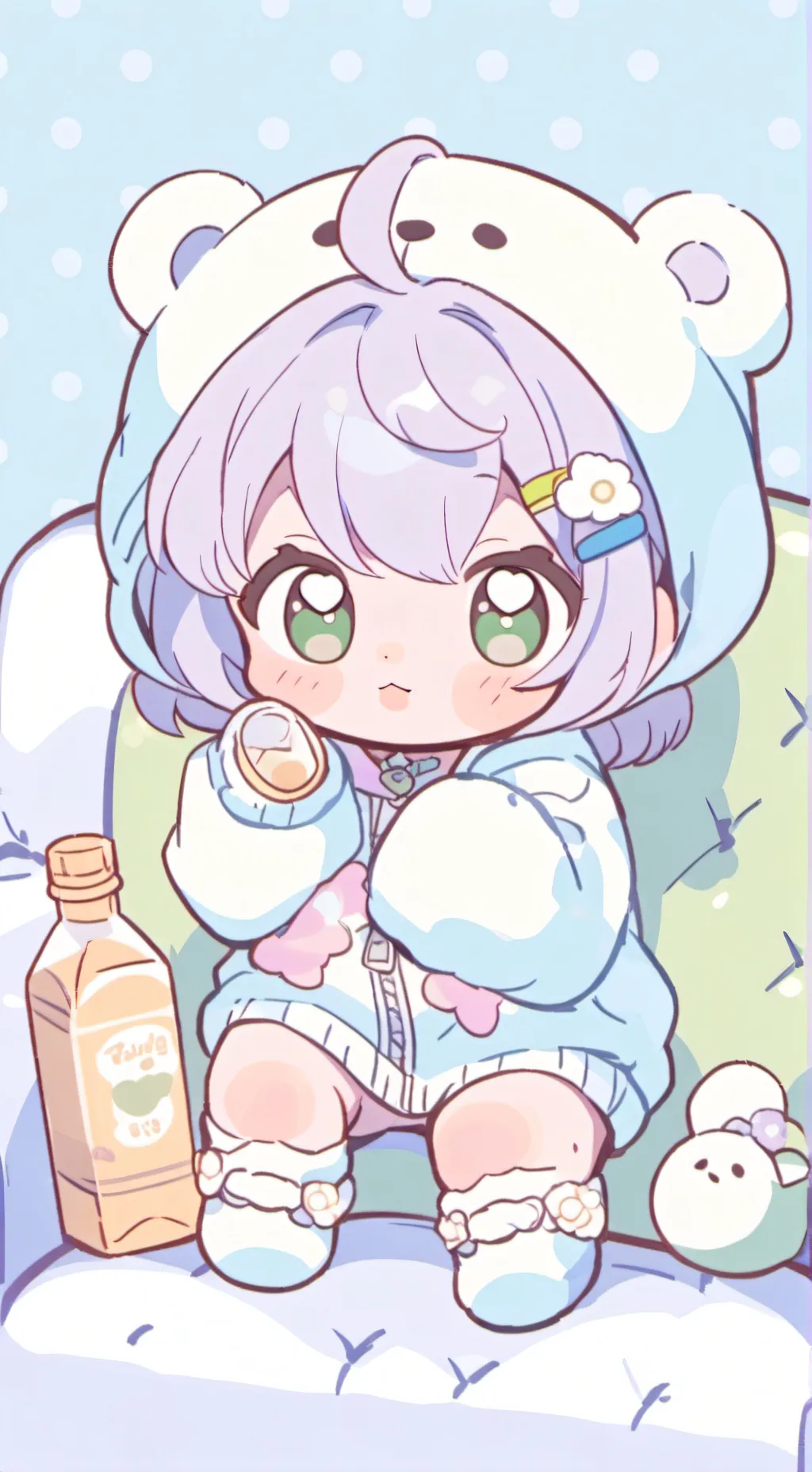 ai character: Cutie pie background