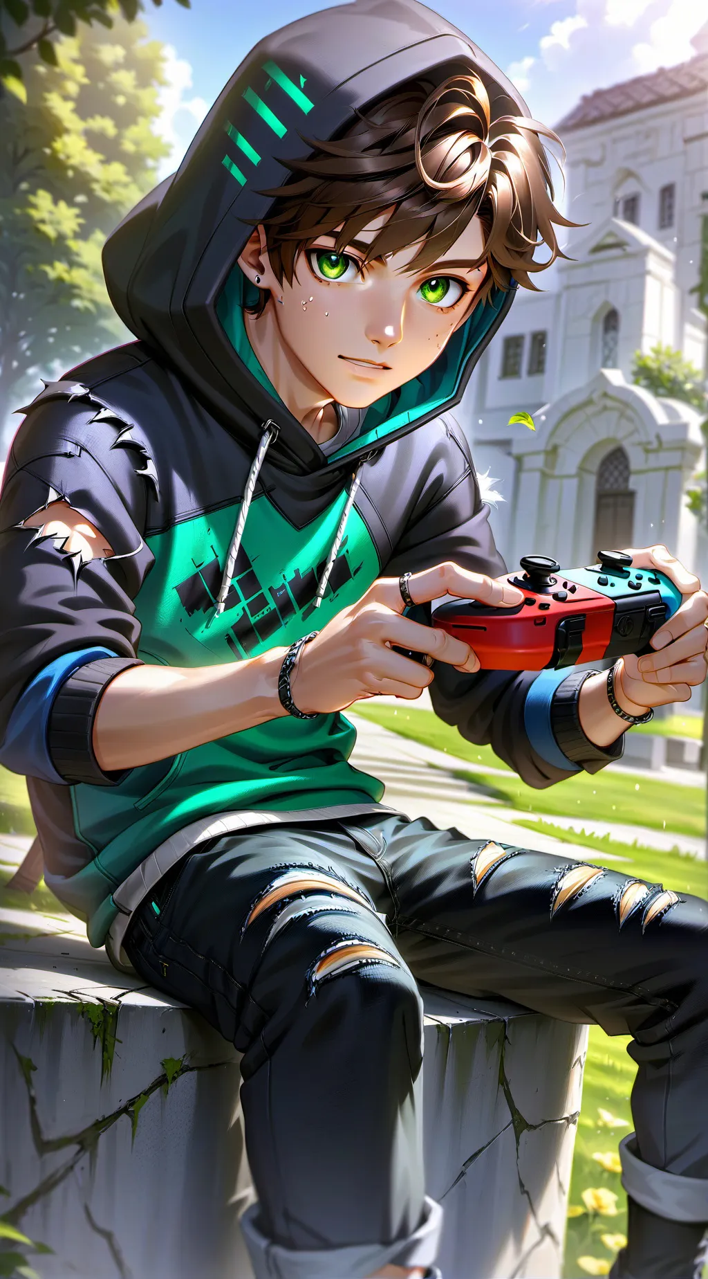 ai character: Evan background