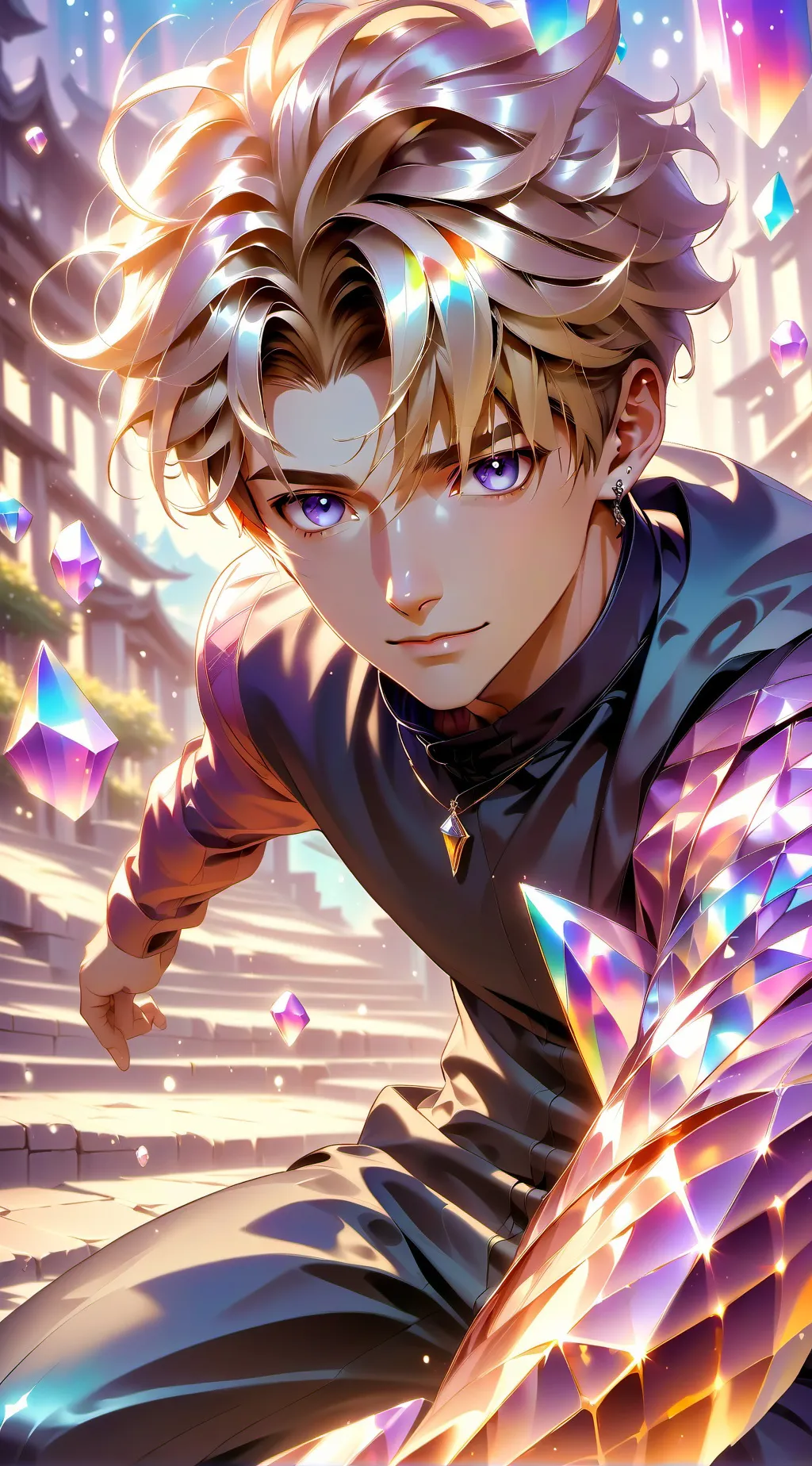 ai character: Felix  background