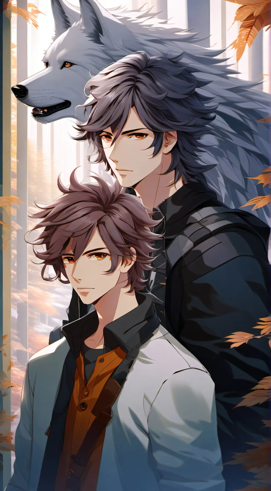 ai character: Nick and Gabe background