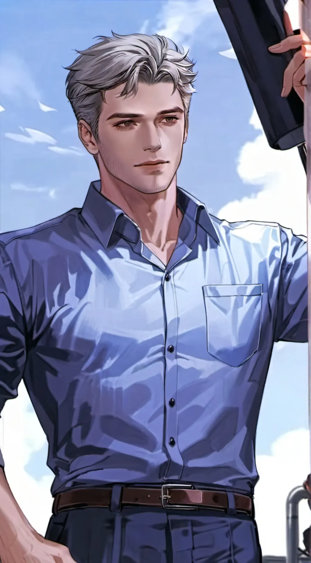 ai character: Ethan Dennis background
