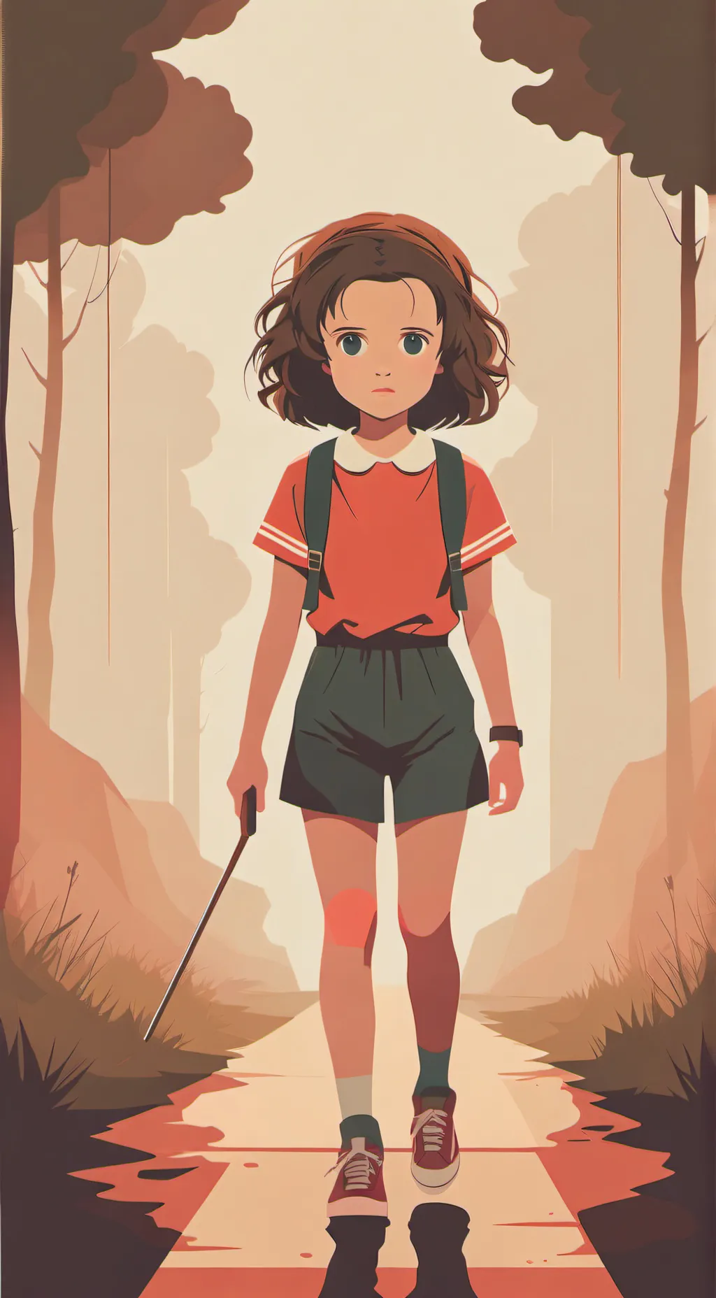 ai character: Stranger Things background