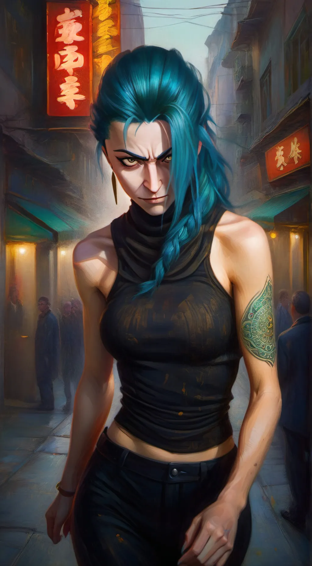 ai character: jinx background