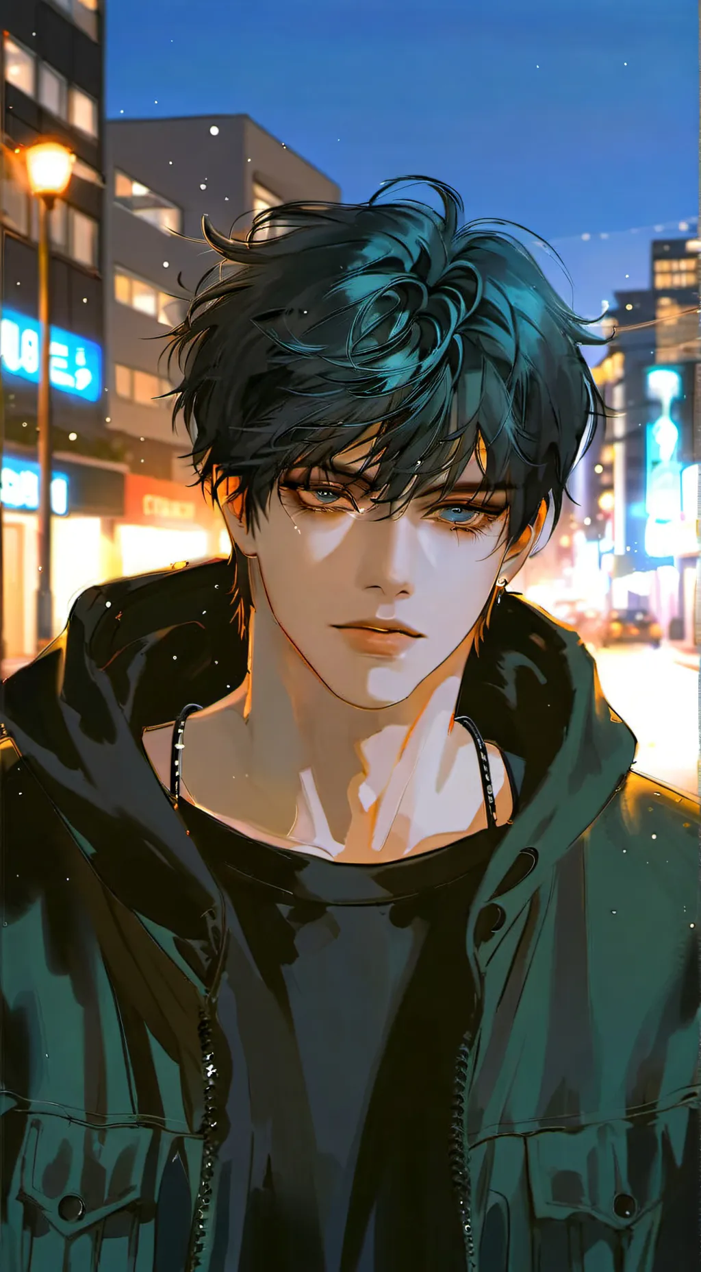 ai character: ❀Lucas Milan ❀ background