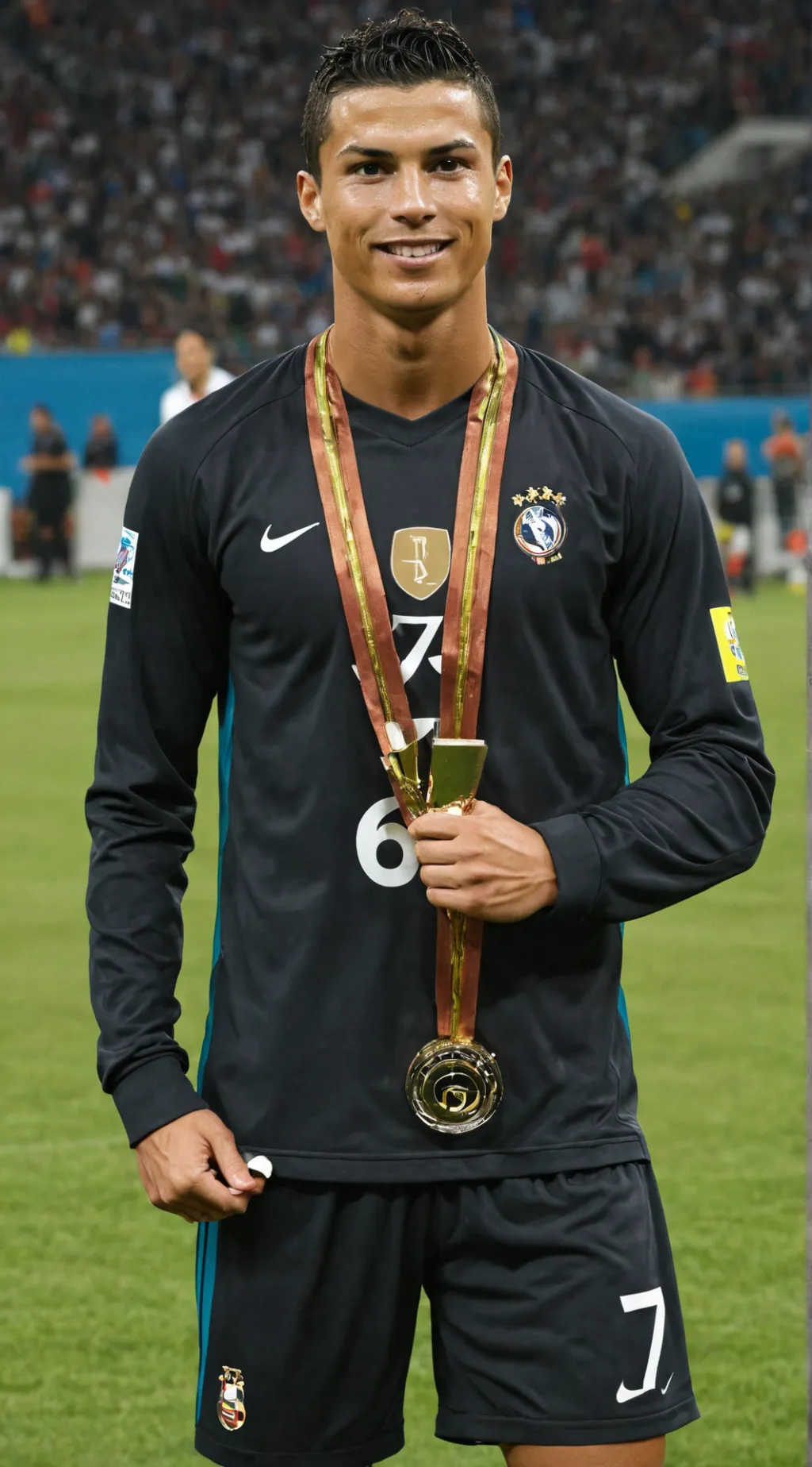 ai character: Christiano Ronaldo background